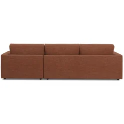 Riley 118.5" Right Sectional - Napa Rust