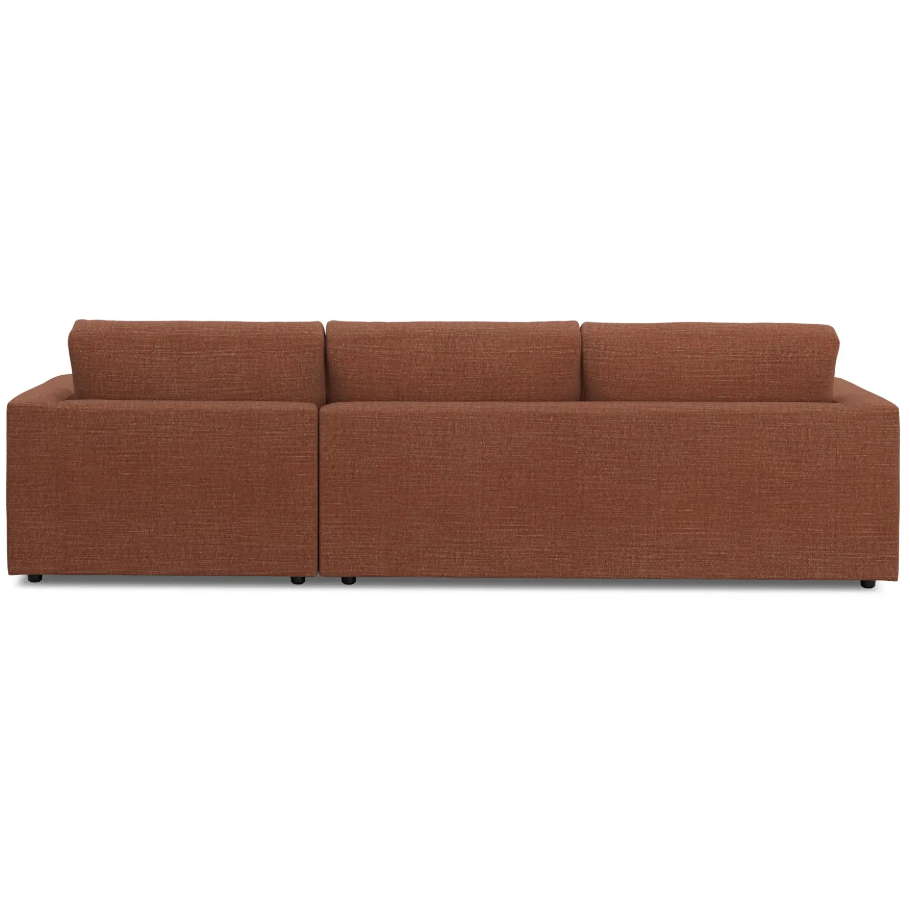 Riley 118.5" Right Sectional - Napa Rust