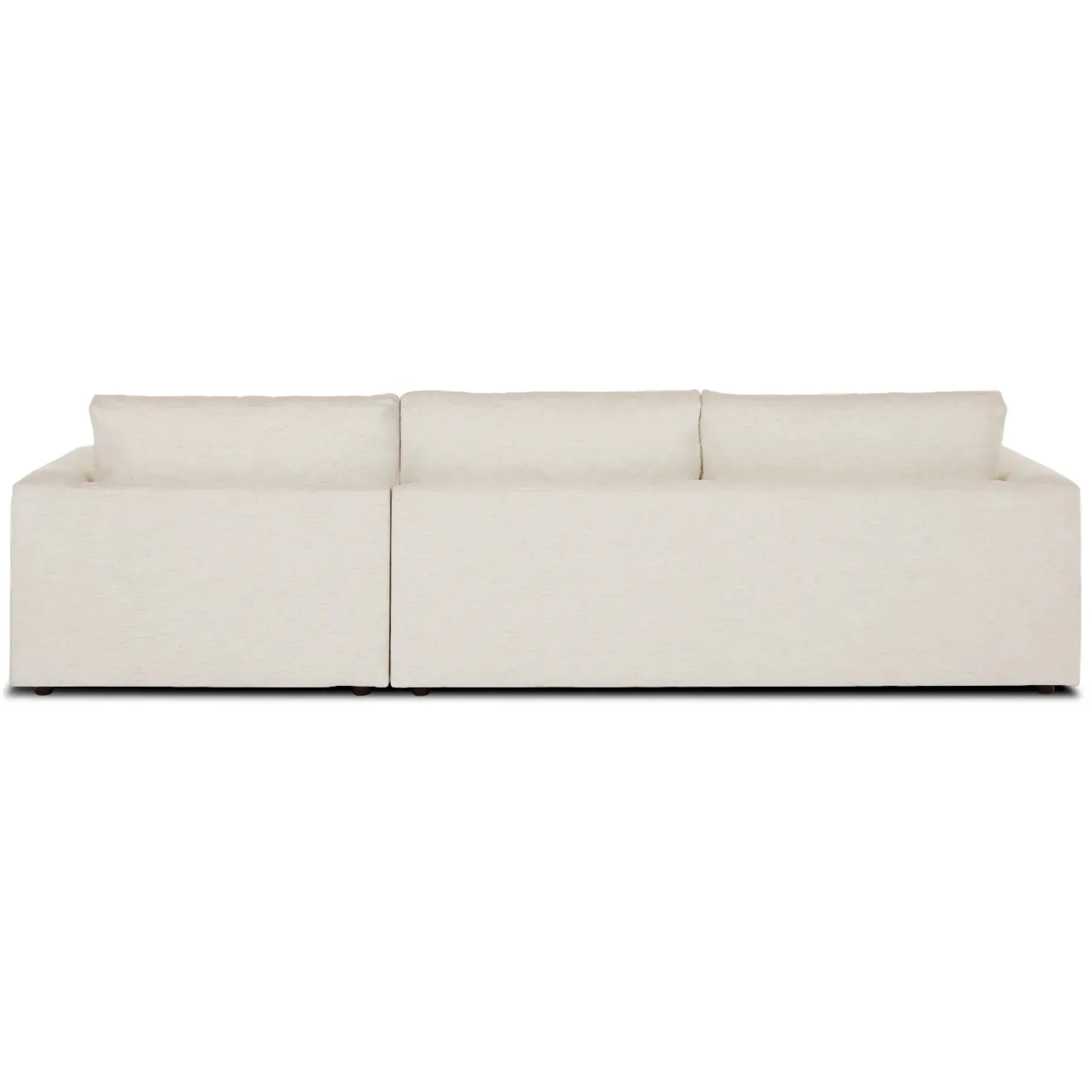 Riley 118.5" Right Sectional - Napa White