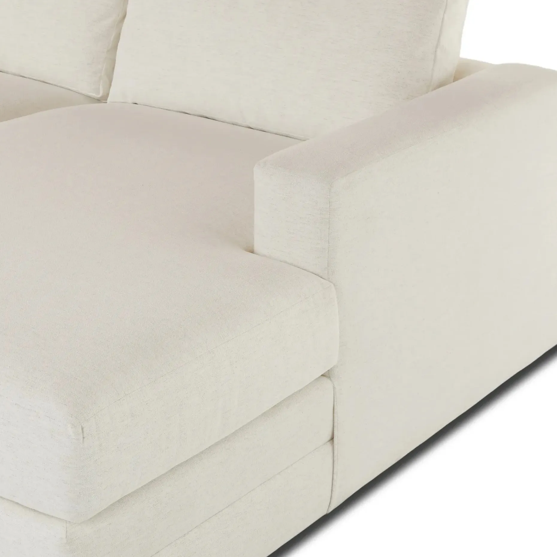 Riley 118.5" Right Sectional - Napa White