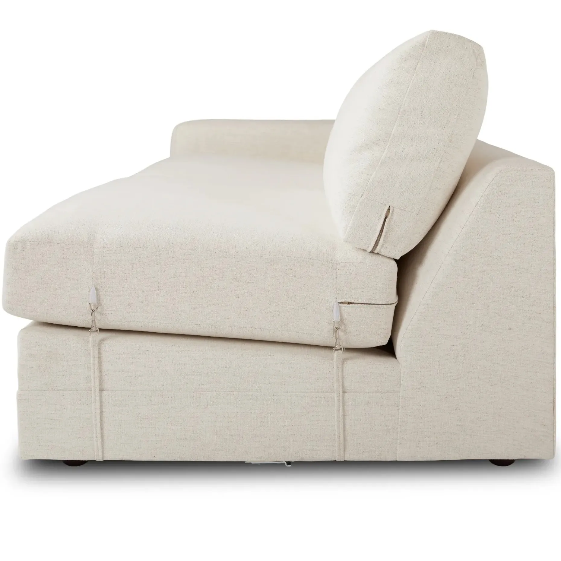 Riley 118.5" Right Sectional - Napa White
