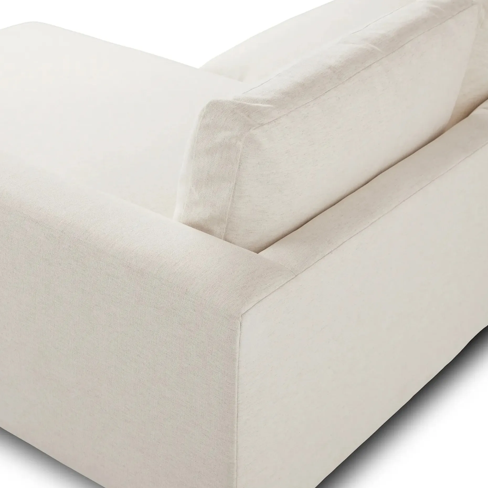 Riley 118.5" Right Sectional - Napa White