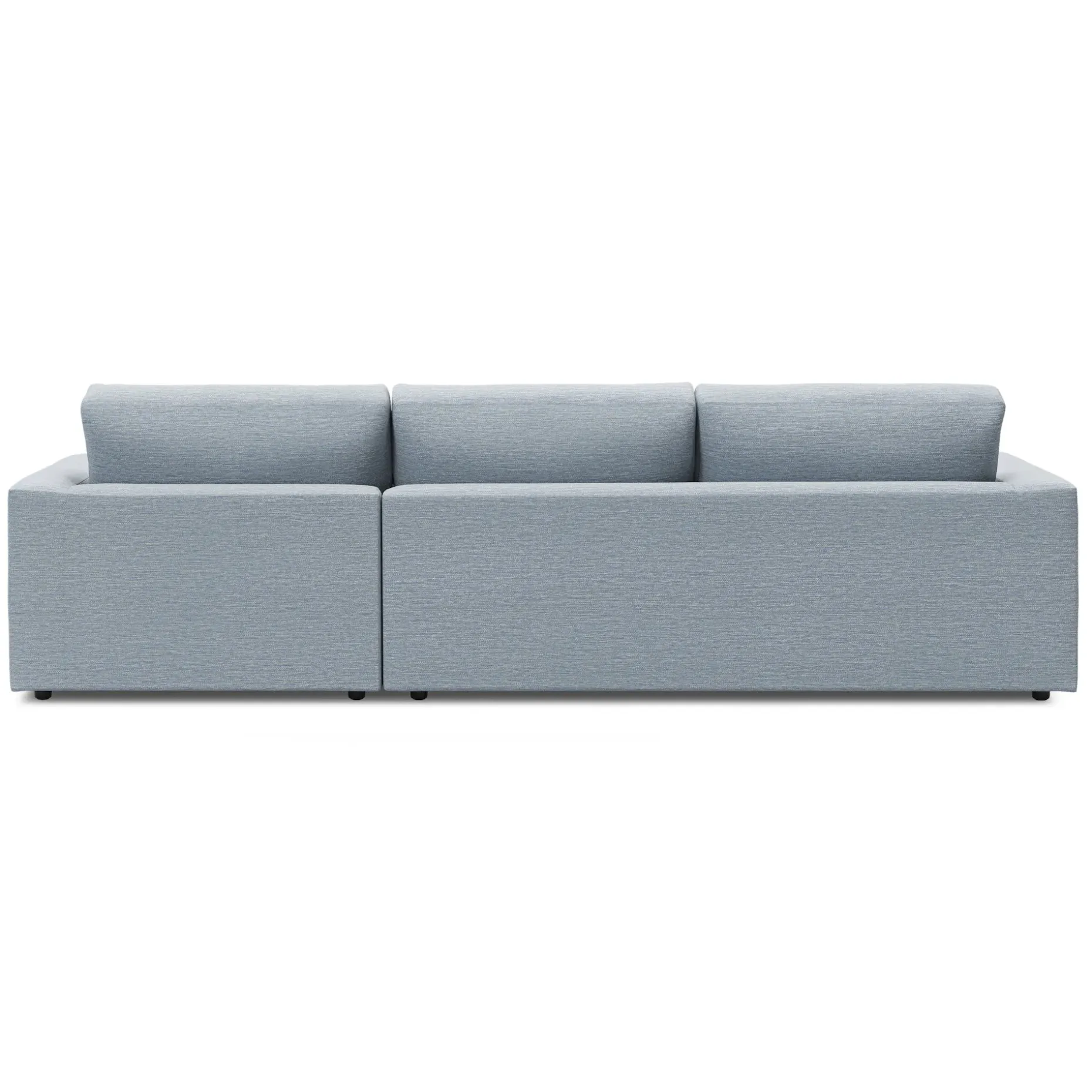 Riley 118.5" Right Sectional - Silver Light Blue