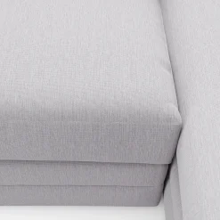 Riley 118.5" Right Sectional - Silver Ivory