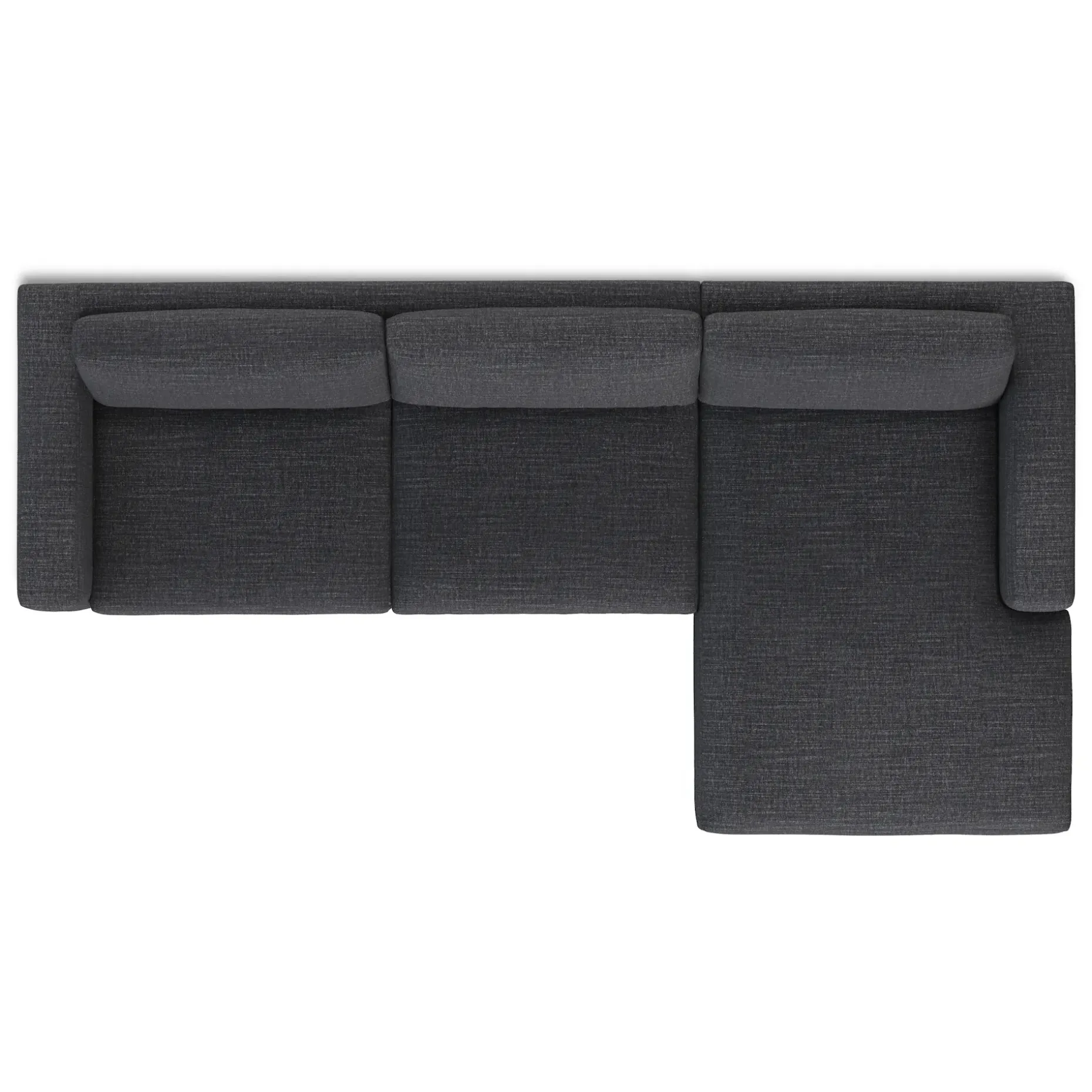 Riley 118" Right Storage Sleeper Sectional - Napa Charcoal