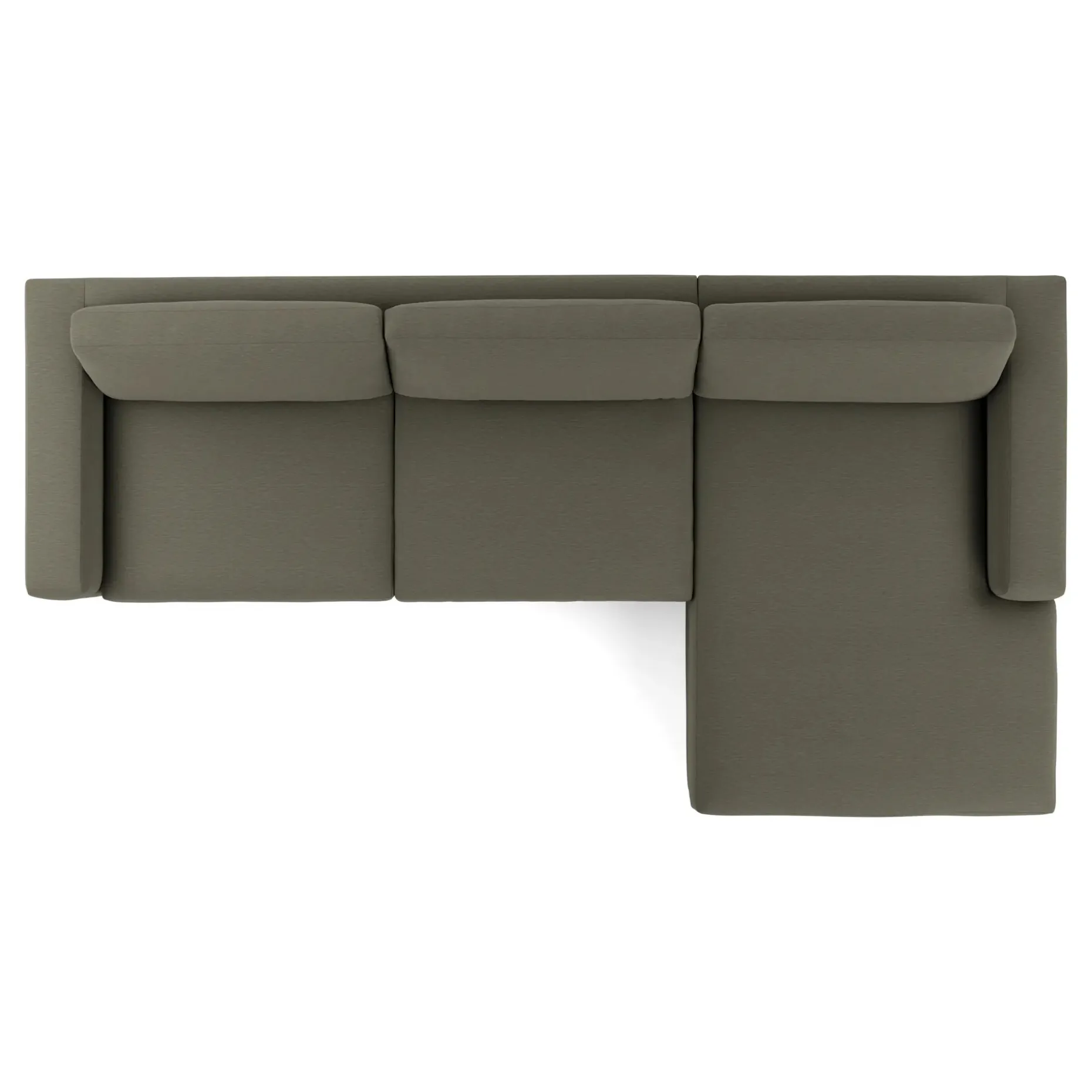 Riley 118" Right Storage Sleeper Sectional - Silver Moss