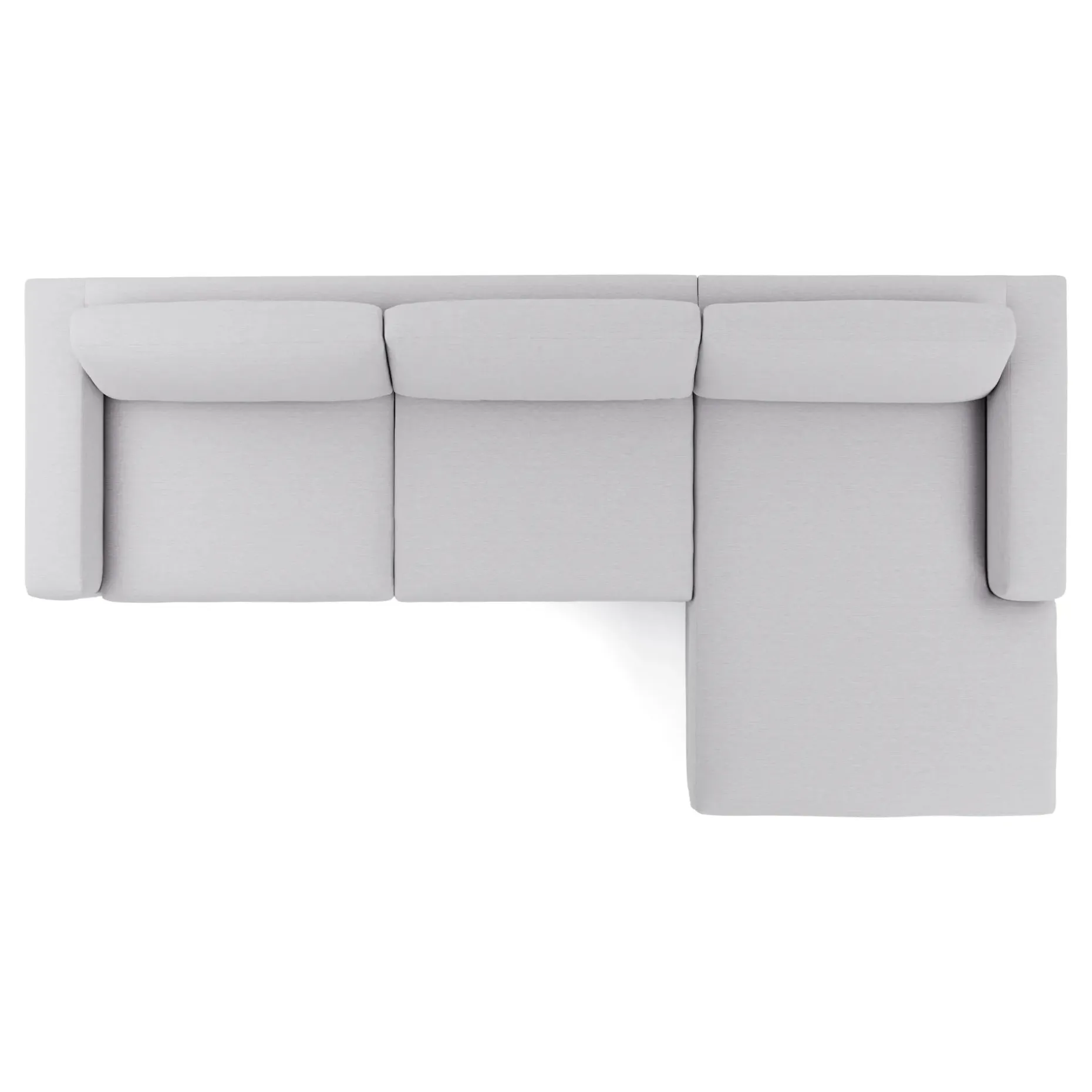 Riley 118" Right Storage Sleeper Sectional - Silver Ivory