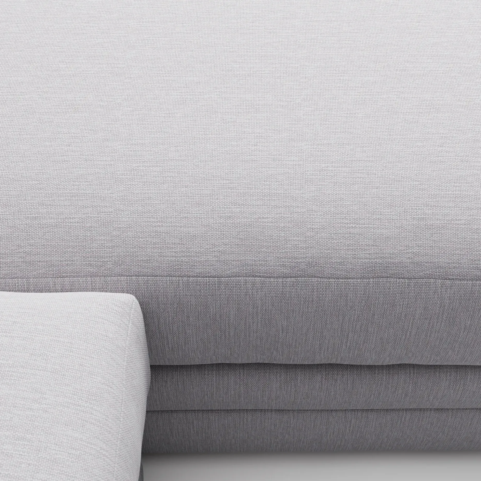 Riley 118" Right Storage Sleeper Sectional - Silver Ivory