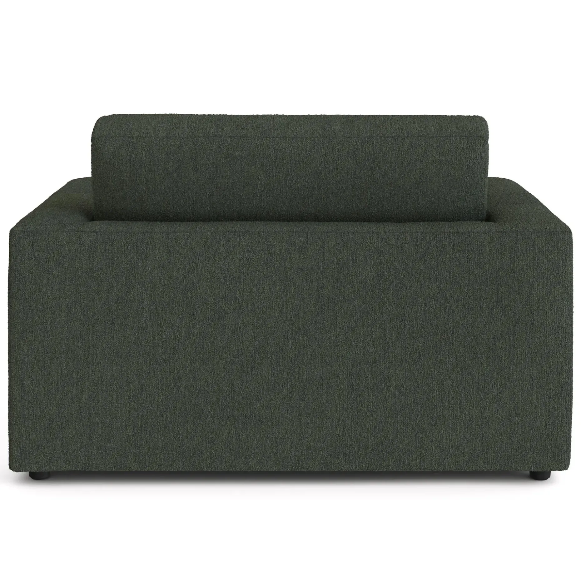 Riley 57.5" Sleeper Chair - Green Wool Bouclé