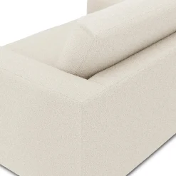 Riley 57.5" Sleeper Chair - Ivory Wool Bouclé