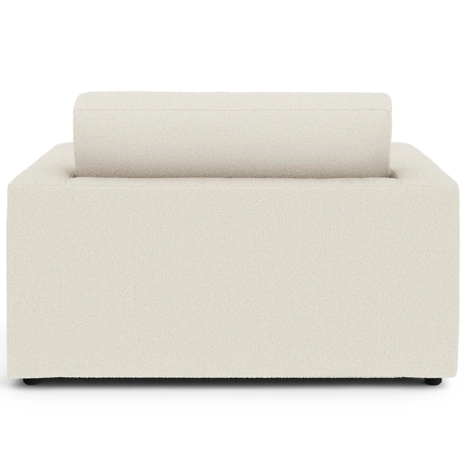 Riley 57.5" Sleeper Chair - Ivory Wool Bouclé