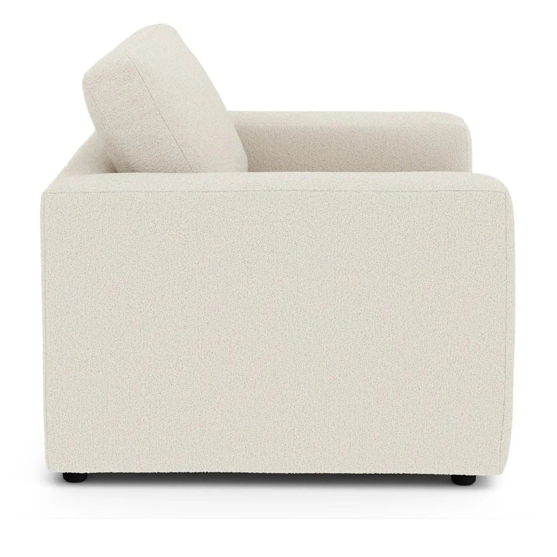 Riley 57.5" Sleeper Chair - Ivory Wool Bouclé