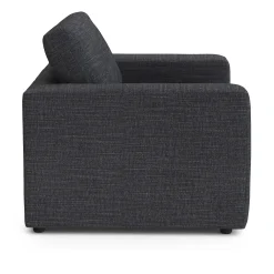 Riley 57.5" Sleeper Chair - Napa Charcoal