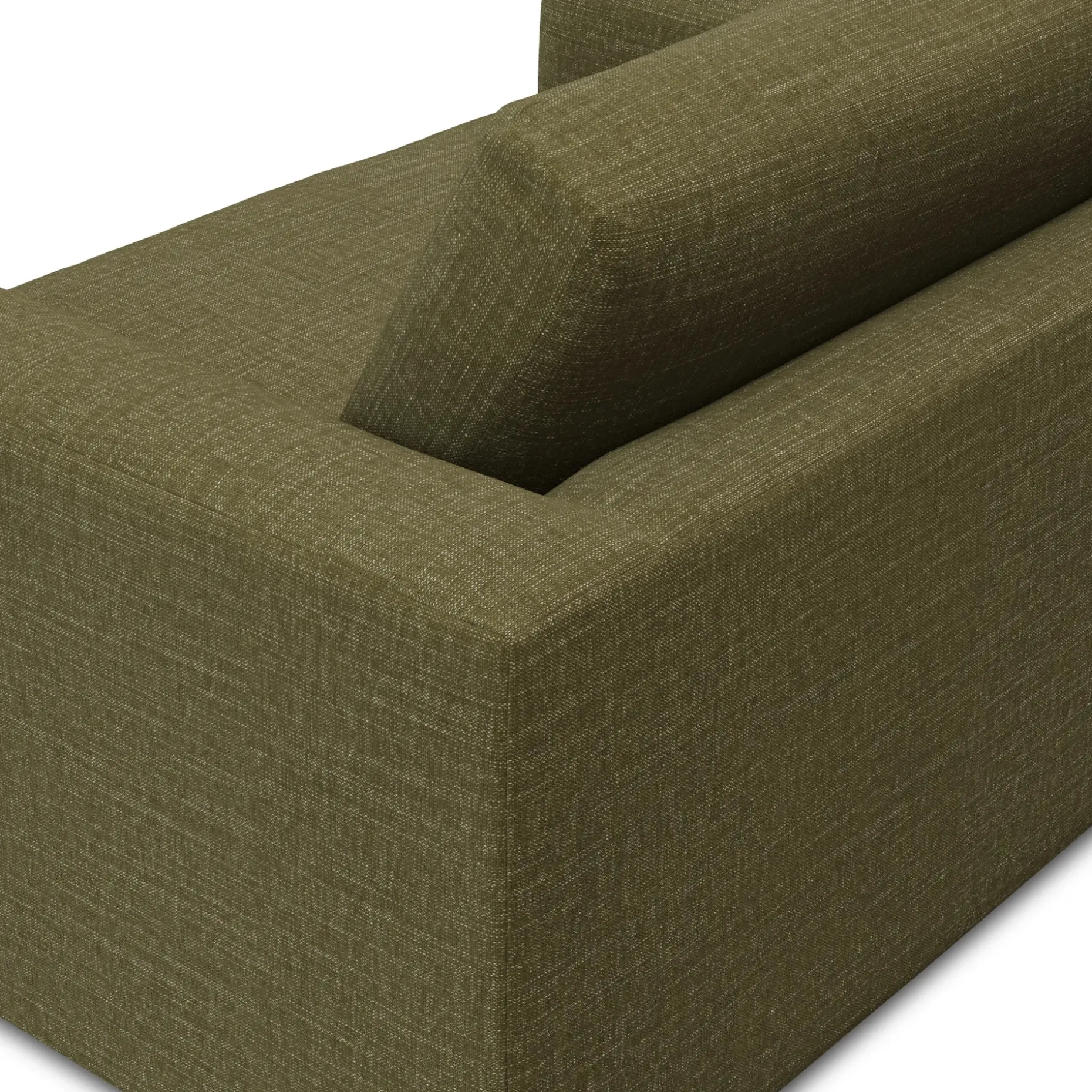 Riley 57.5" Sleeper Chair - Napa Moss