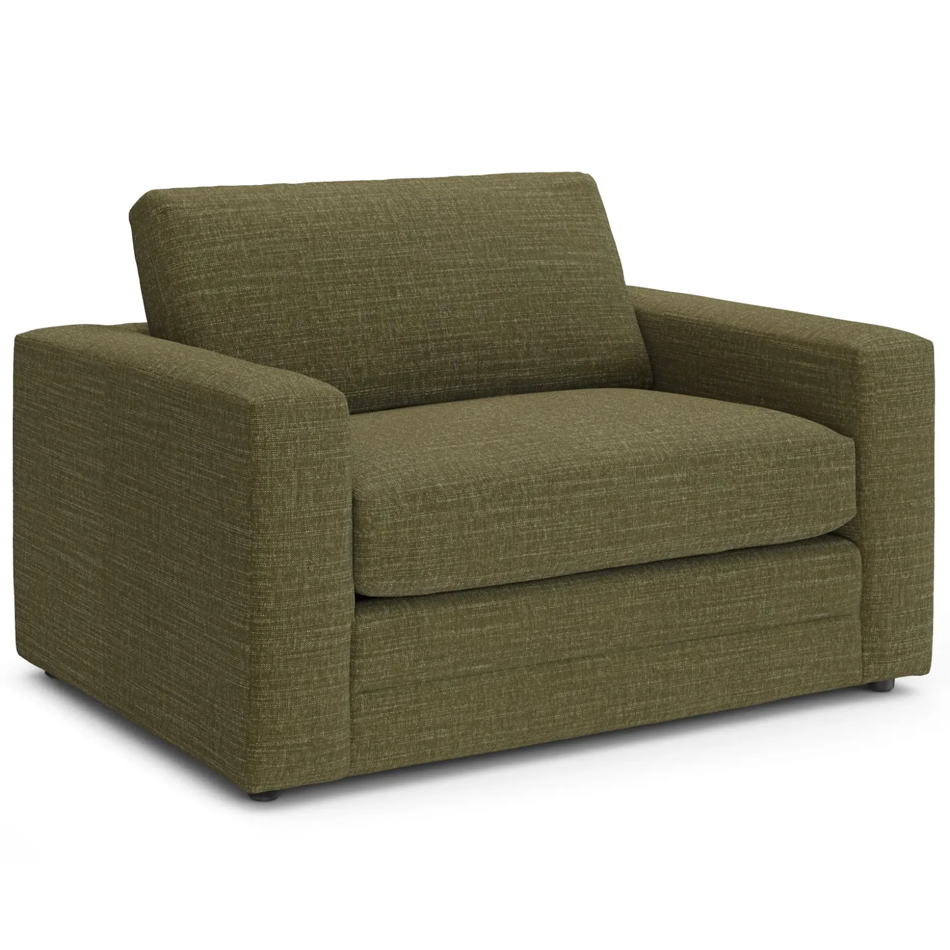 Riley 57.5" Sleeper Chair - Napa Moss