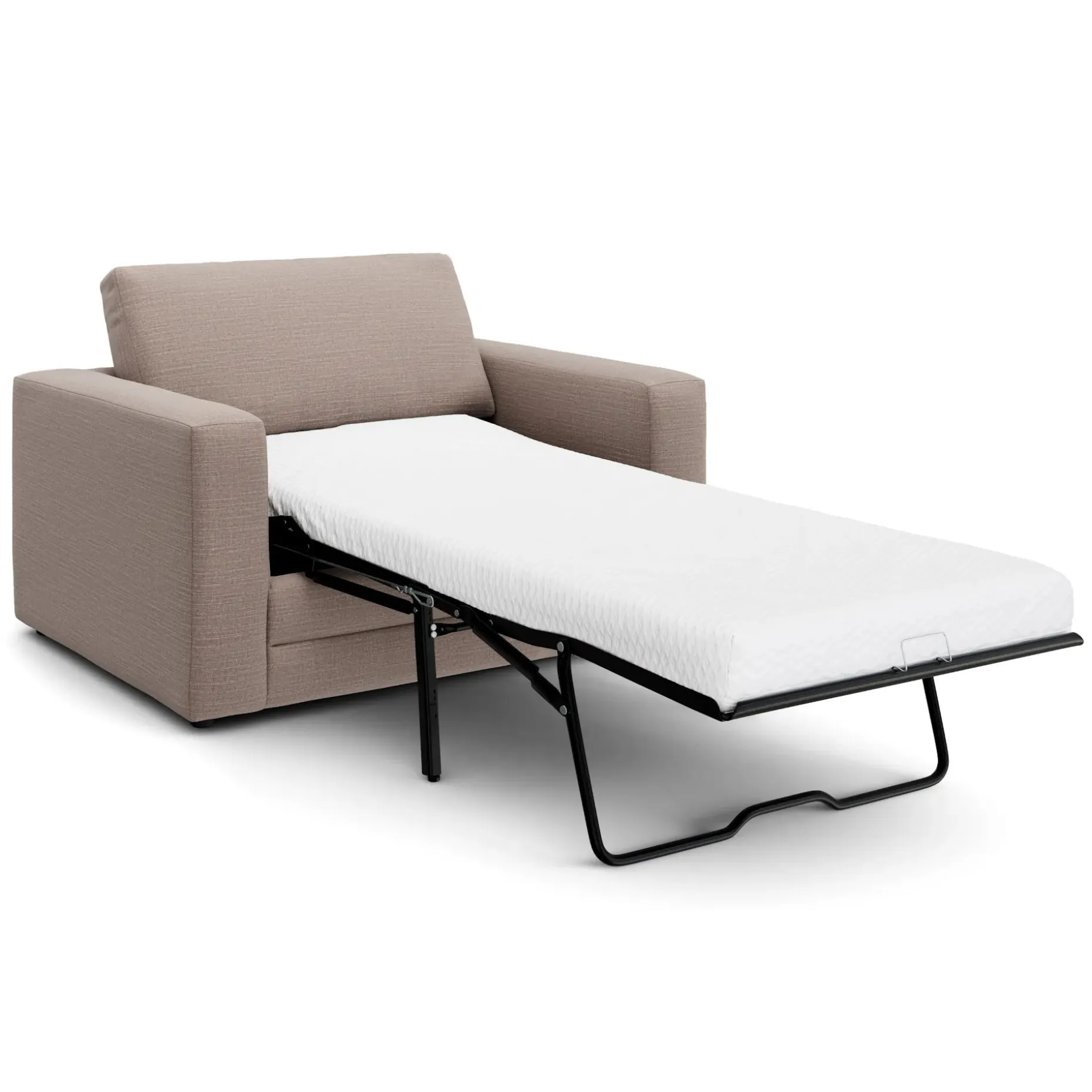 Riley 57.5" Sleeper Chair - Napa Quartz