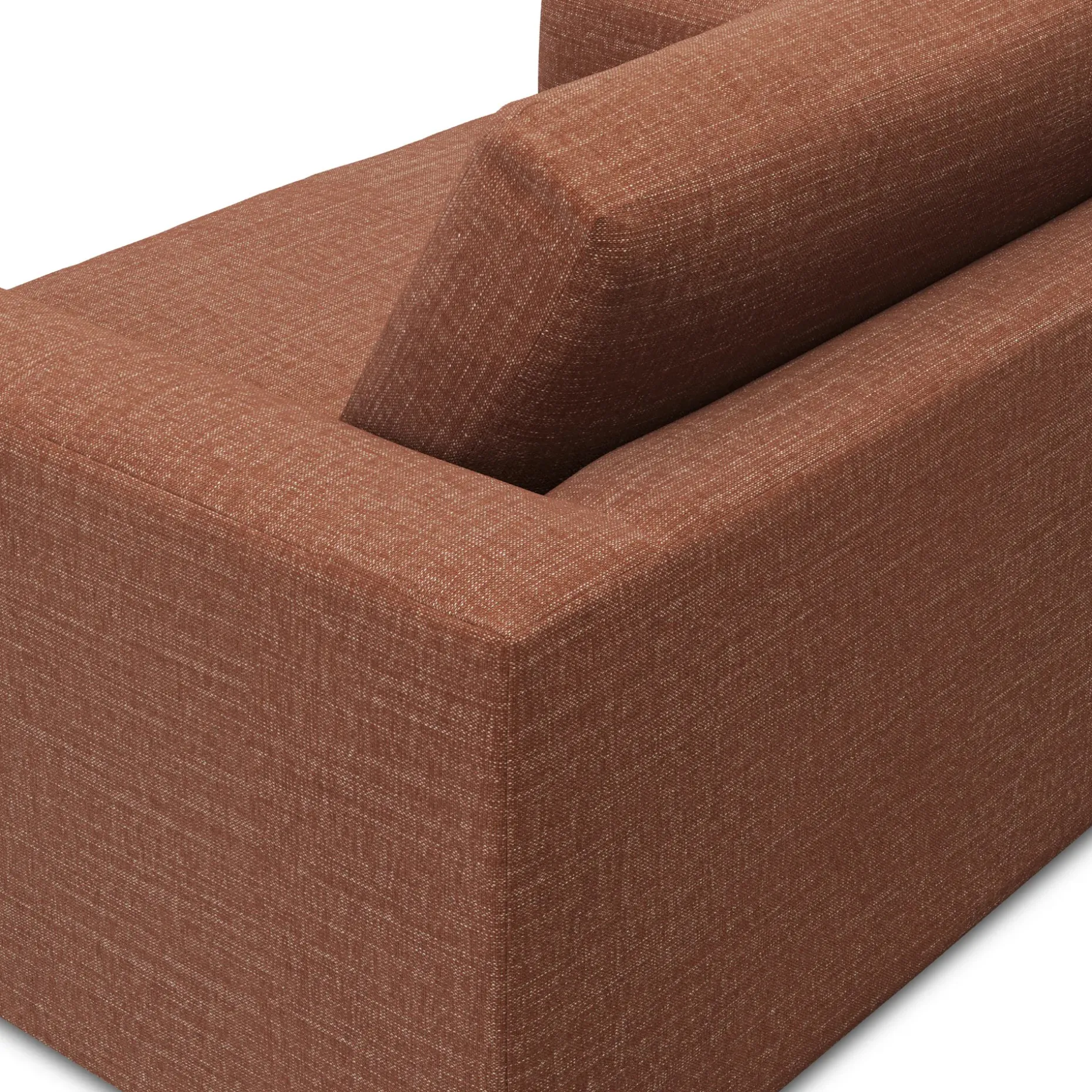 Riley 57.5" Sleeper Chair - Napa Rust