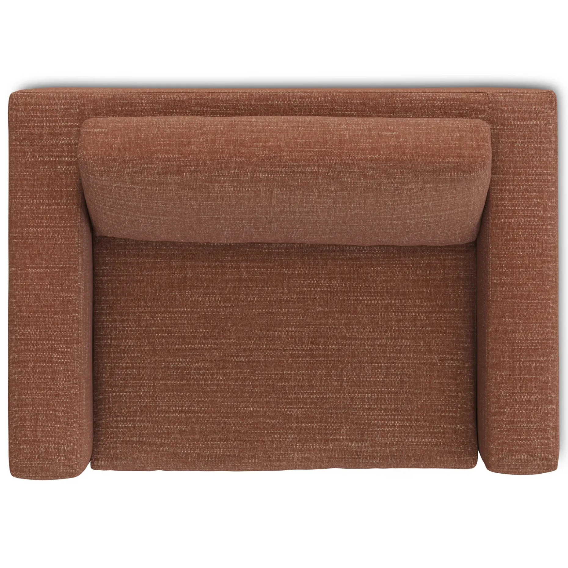 Riley 57.5" Sleeper Chair - Napa Rust