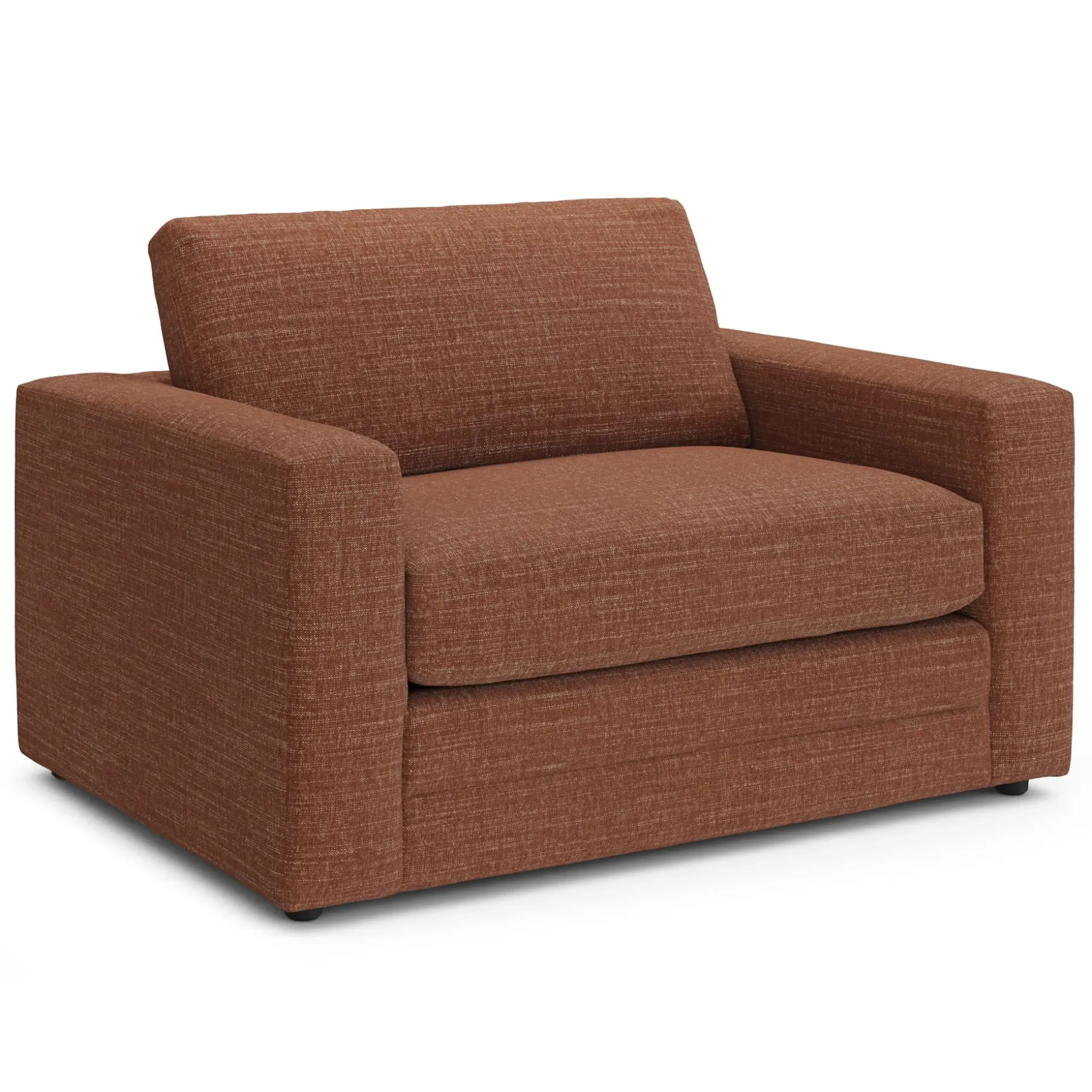Riley 57.5" Sleeper Chair - Napa Rust