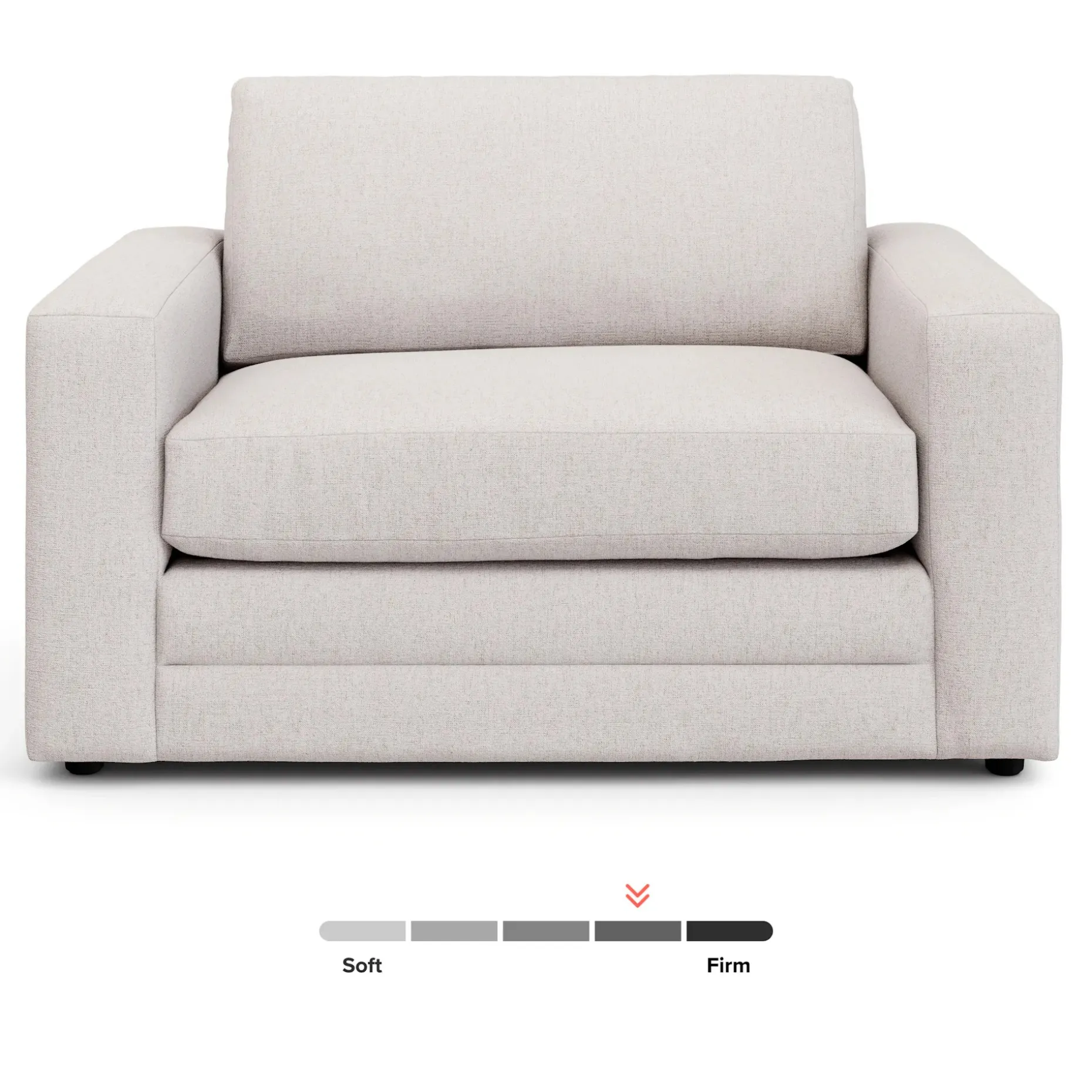 Riley 57.5" Sleeper Chair - Napa White