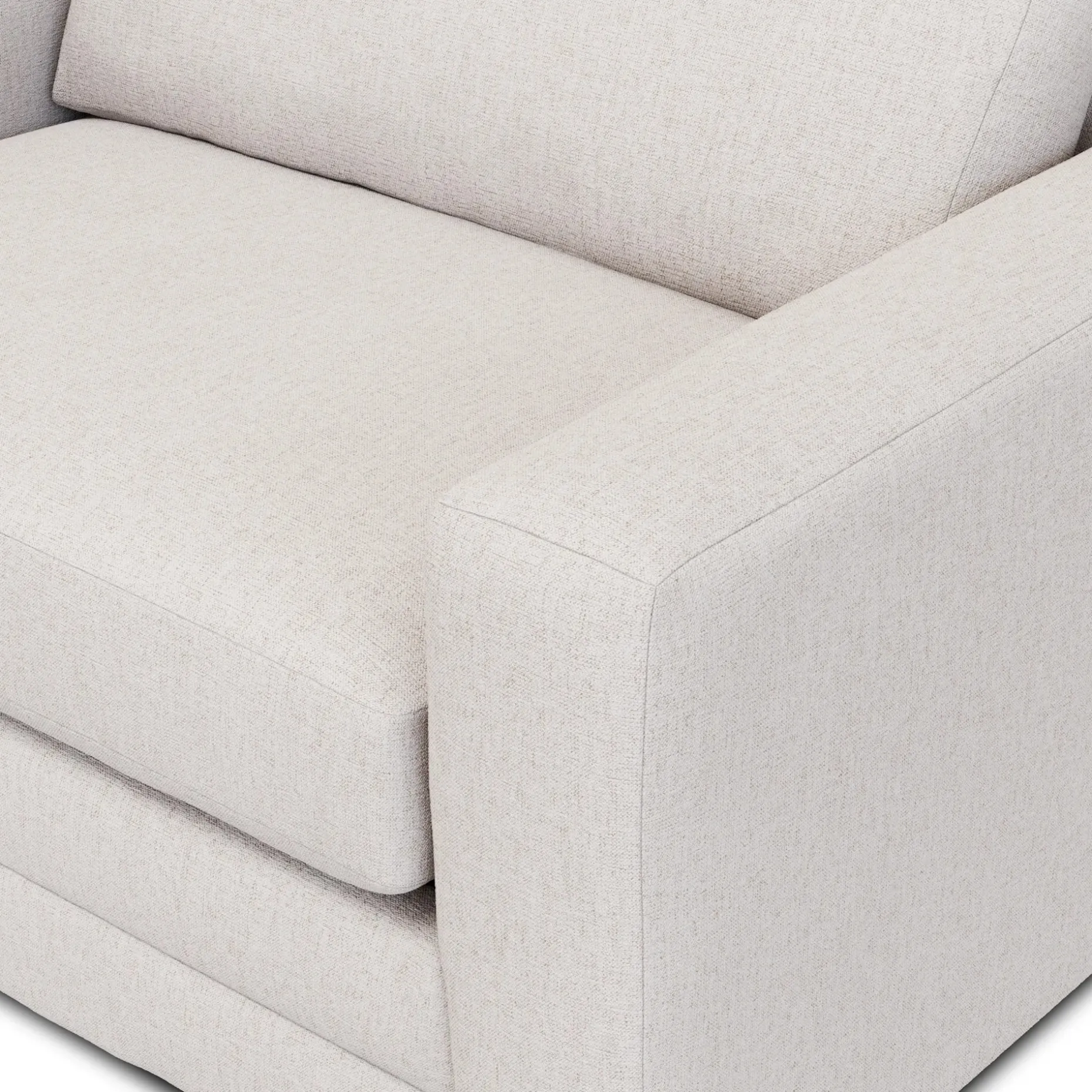 Riley 57.5" Sleeper Chair - Napa White