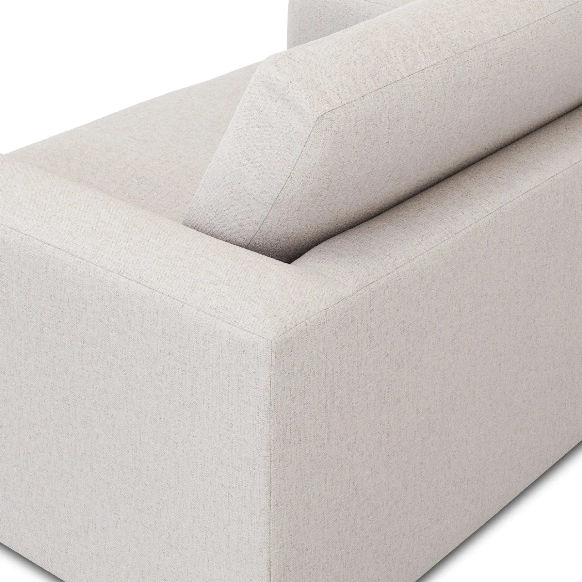 Riley 57.5" Sleeper Chair - Napa White