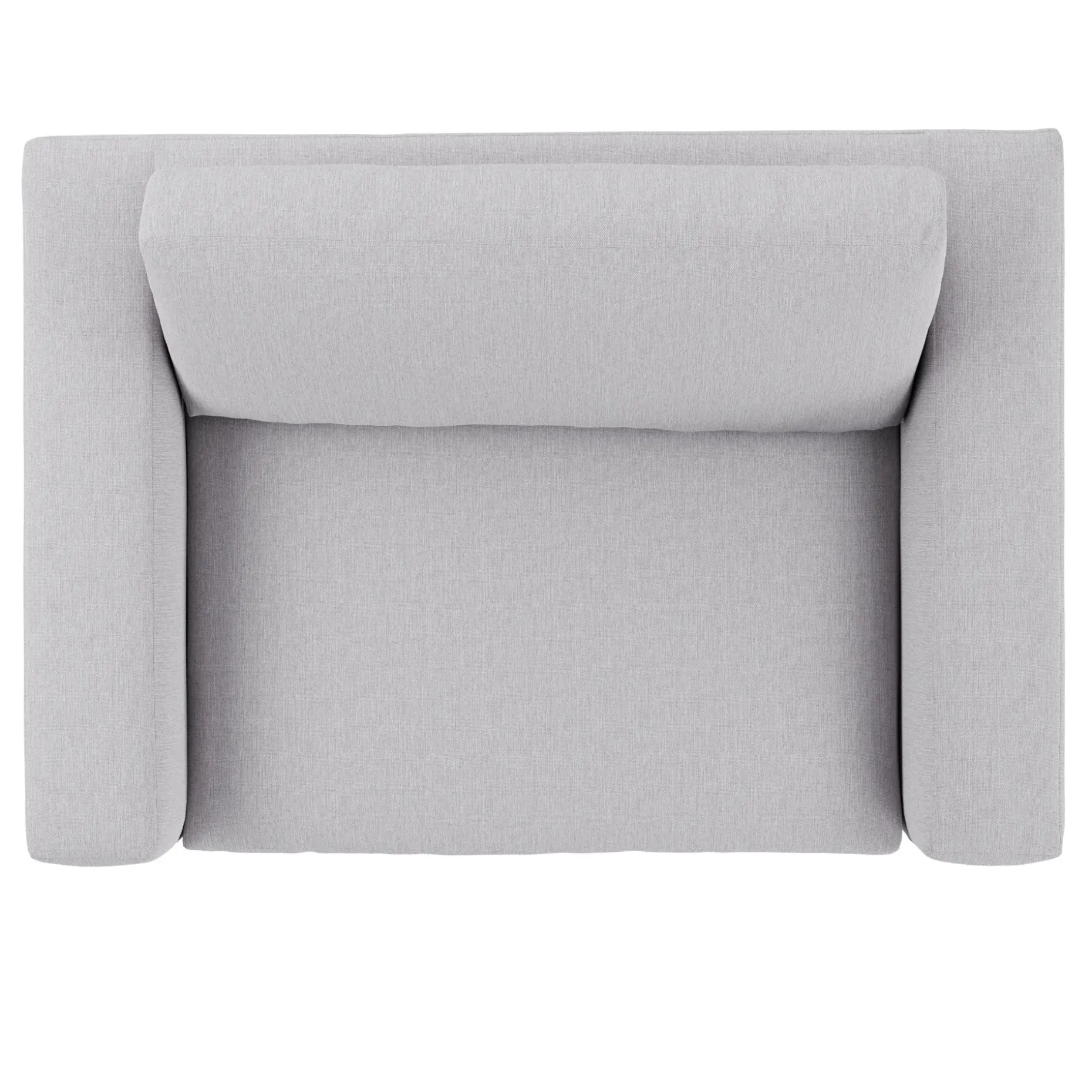 Riley 57.5" Sleeper Chair - Silver Ivory