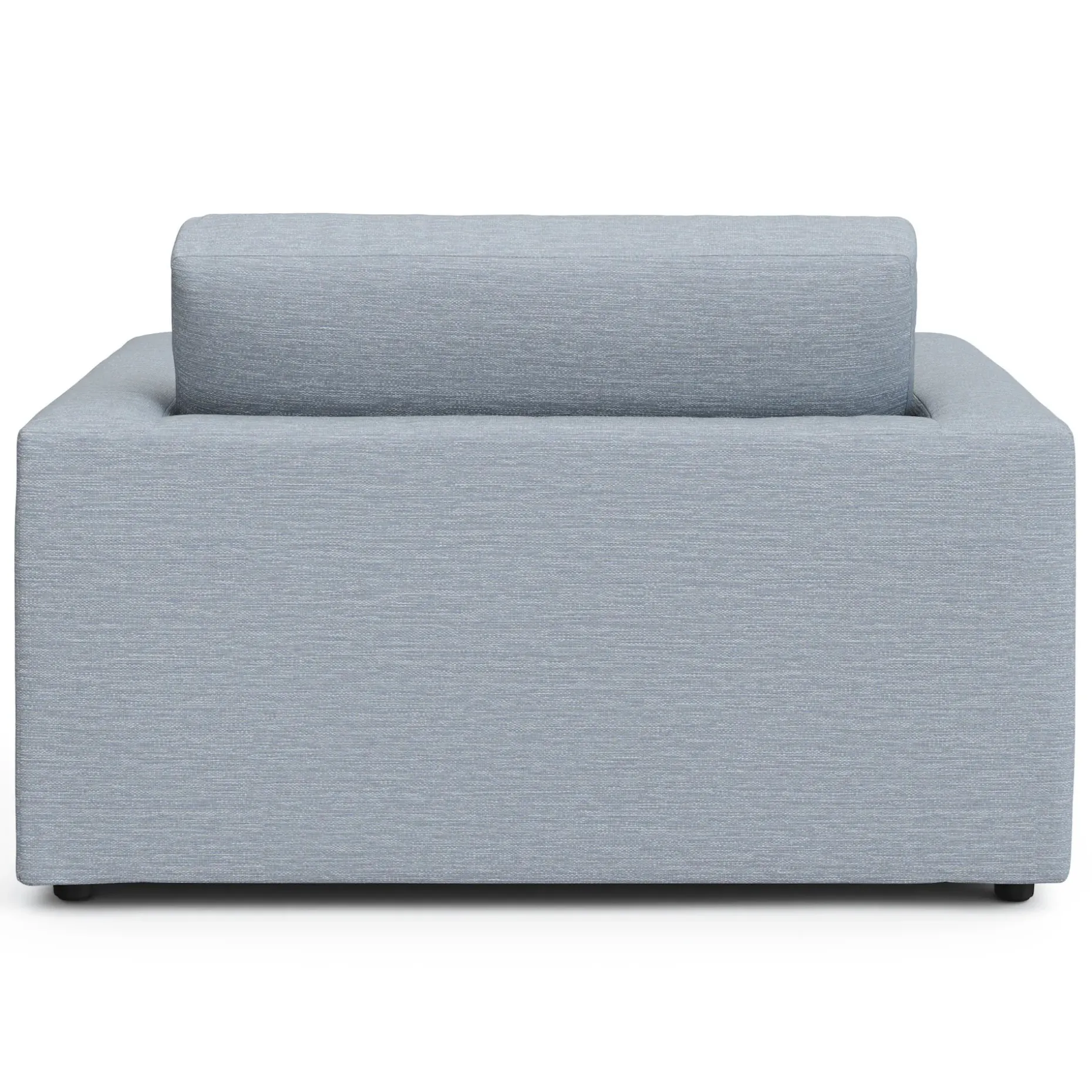 Riley 57.5" Sleeper Chair - Silver Light Blue