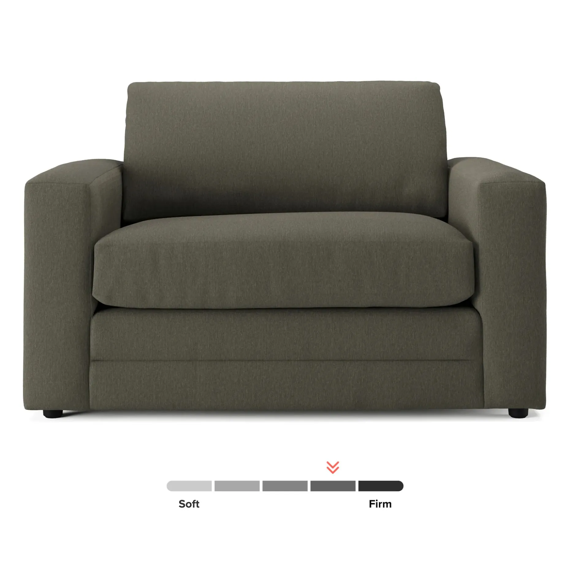 Riley 57.5" Sleeper Chair - Silver Moss