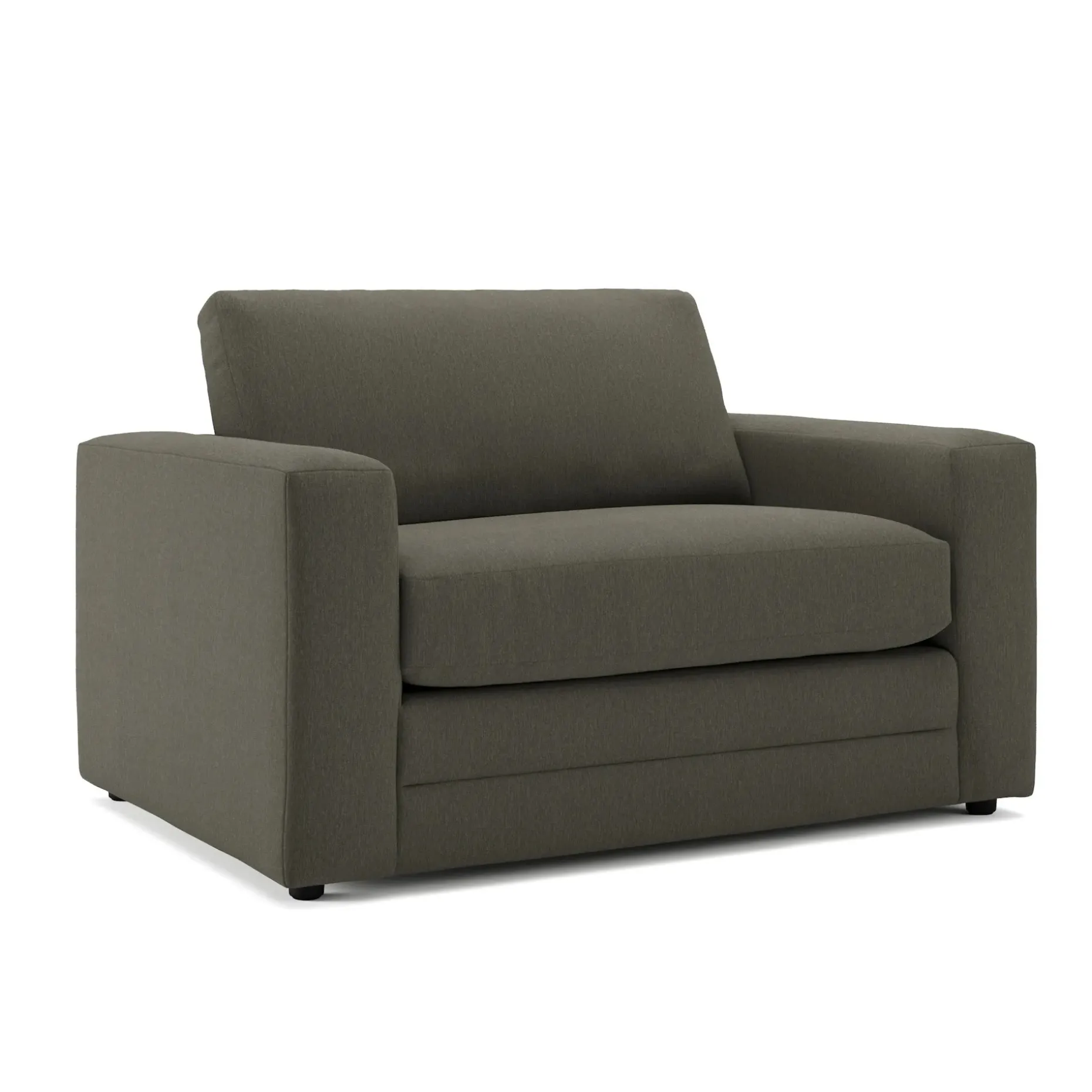 Riley 57.5" Sleeper Chair - Silver Moss