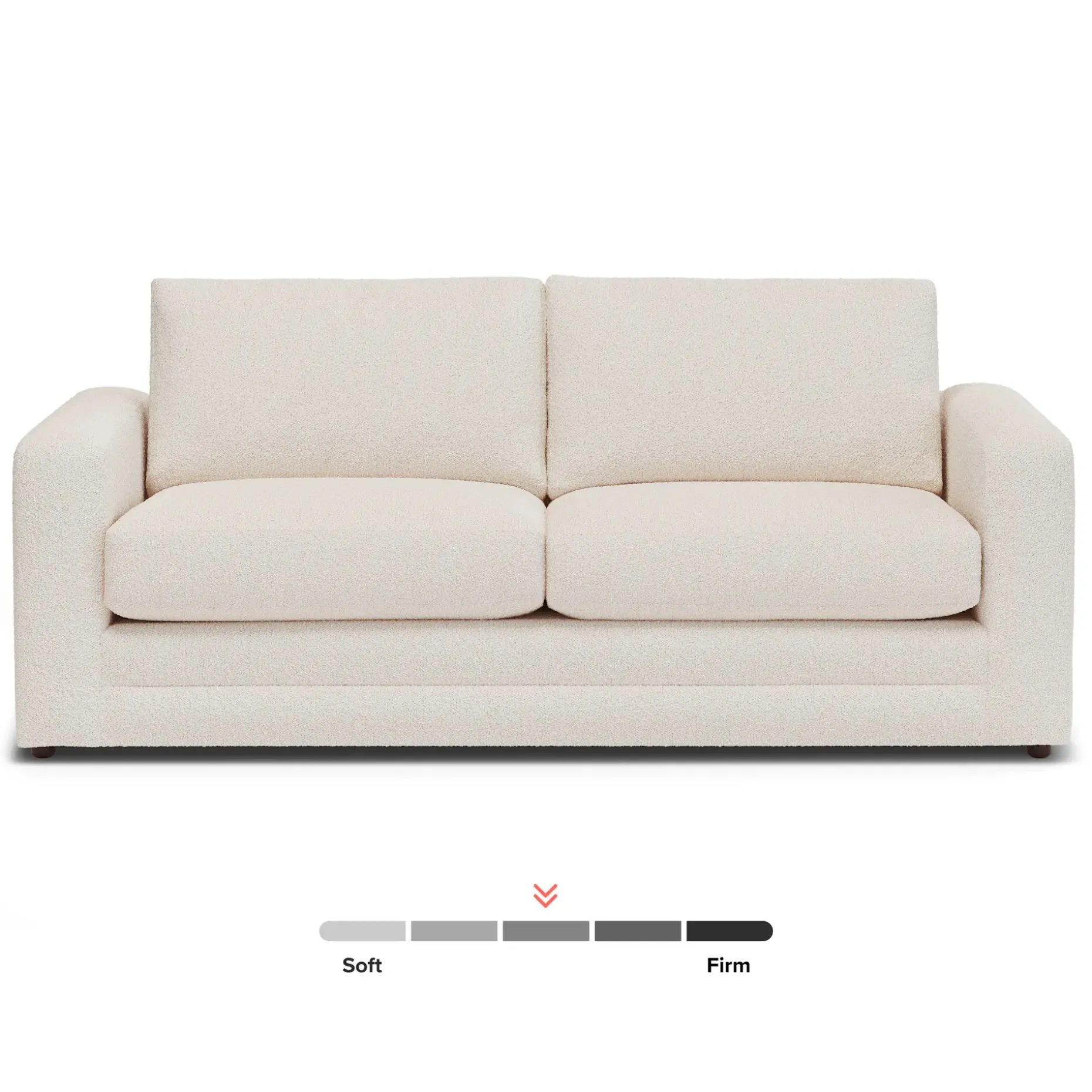 Riley 84" Sofa Bed - Ivory Wool Bouclé