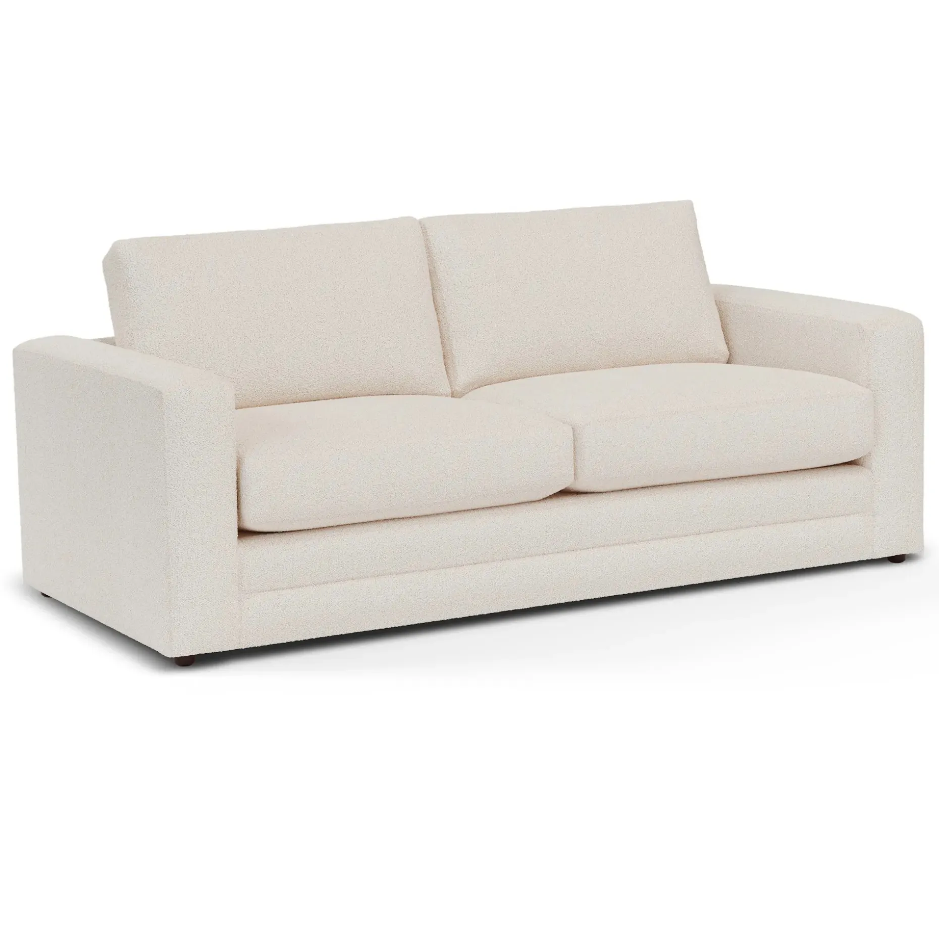 Riley 84" Sofa Bed - Ivory Wool Bouclé