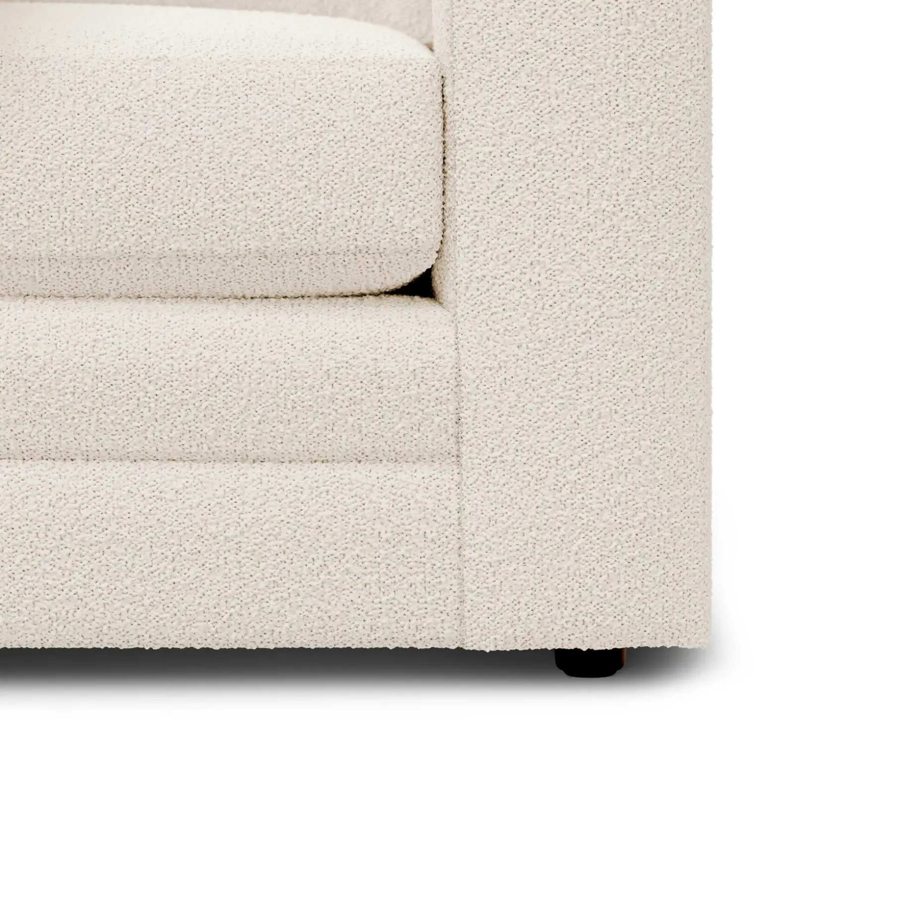 Riley 84" Sofa Bed - Ivory Wool Bouclé