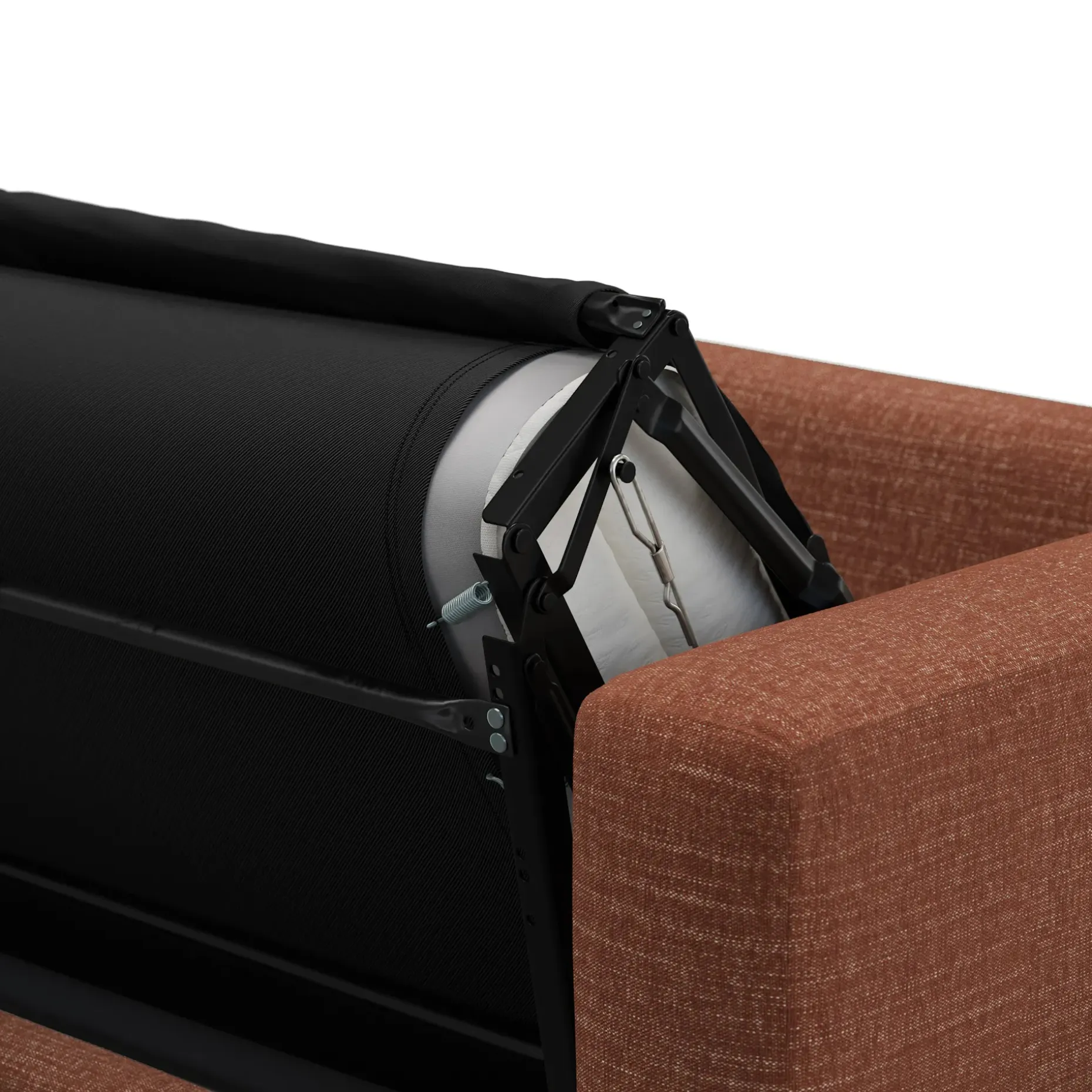 Riley 84" Sofa Bed - Napa Rust