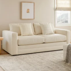 Riley 84" Sofa Bed - Napa White