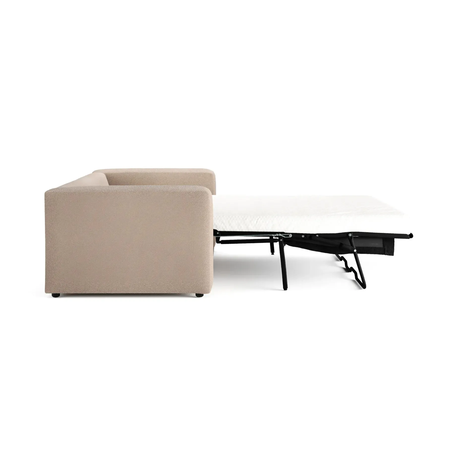 Riley 84" Sofa Bed - Sandstone Wool Bouclé