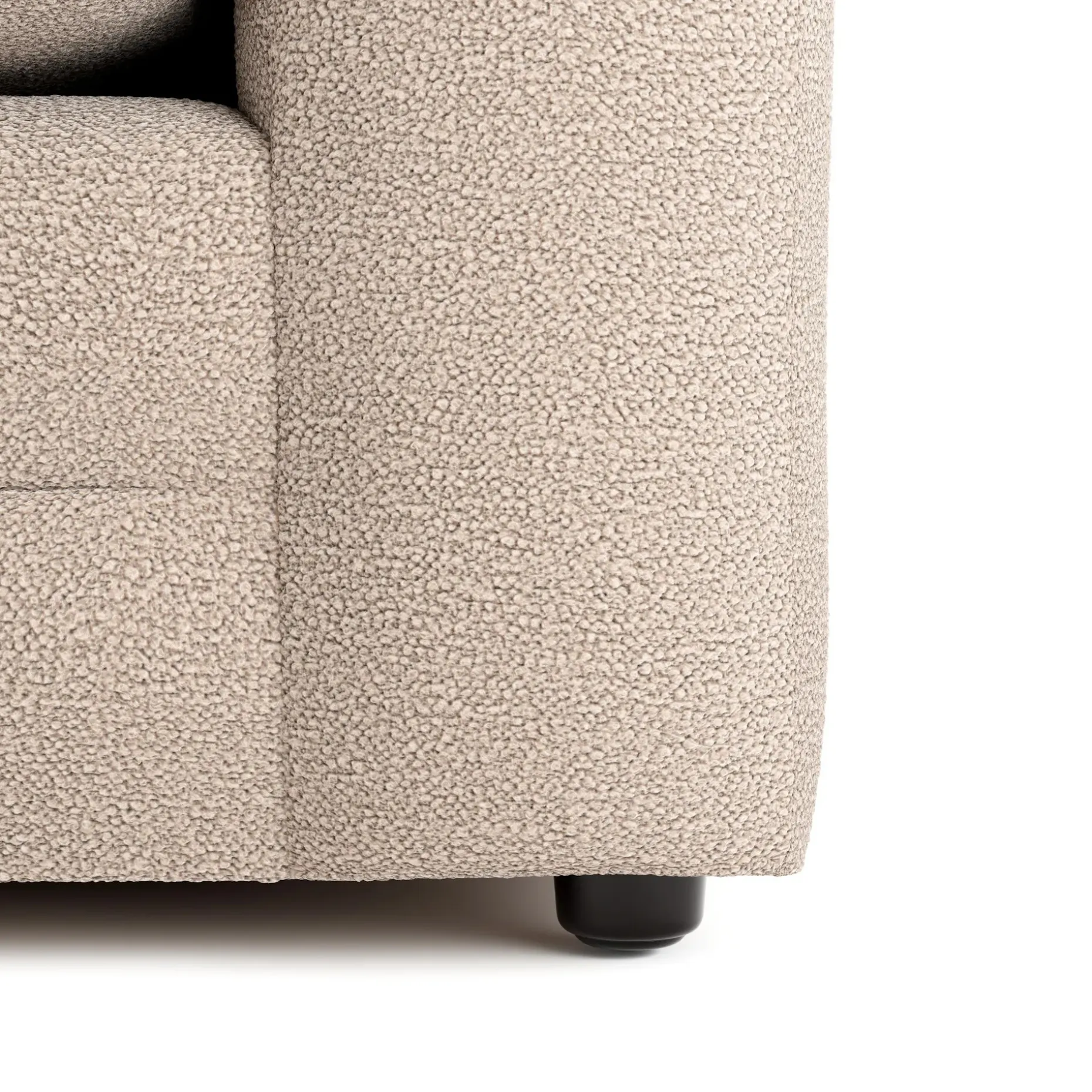 Riley 84" Sofa Bed - Sandstone Wool Bouclé