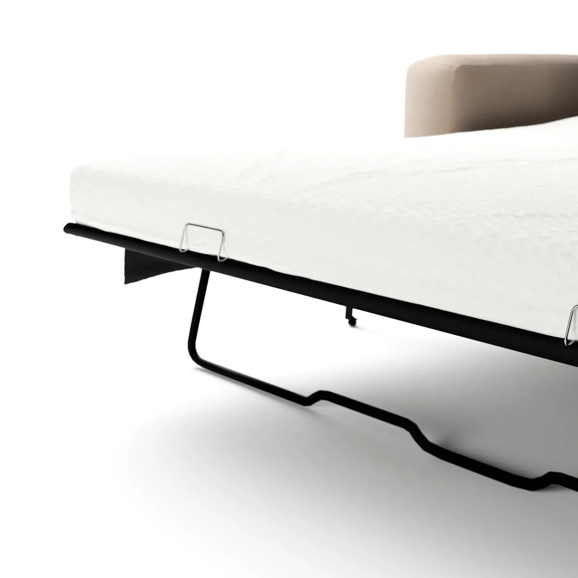 Riley 84" Sofa Bed - Sandstone Wool Bouclé