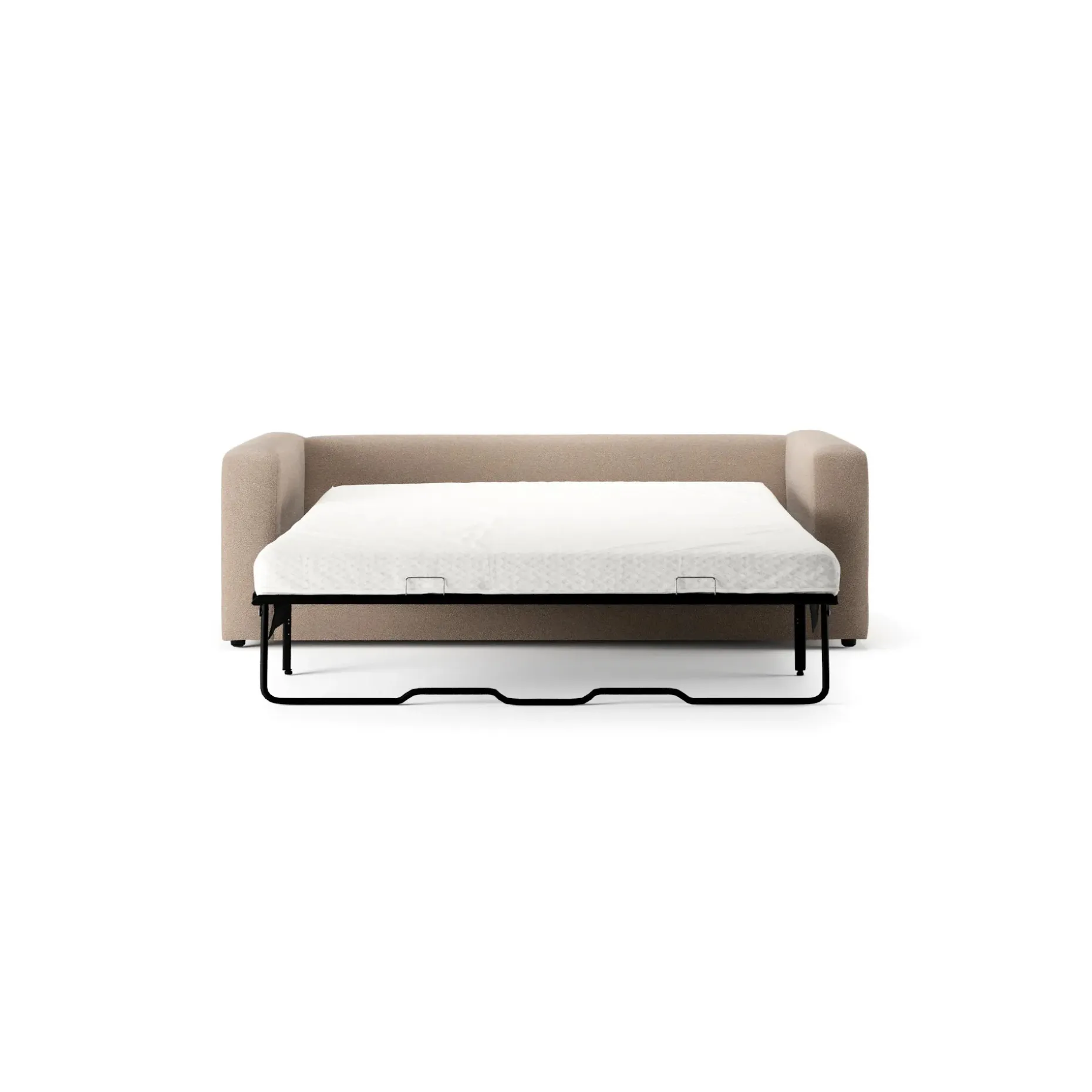 Riley 84" Sofa Bed - Sandstone Wool Bouclé