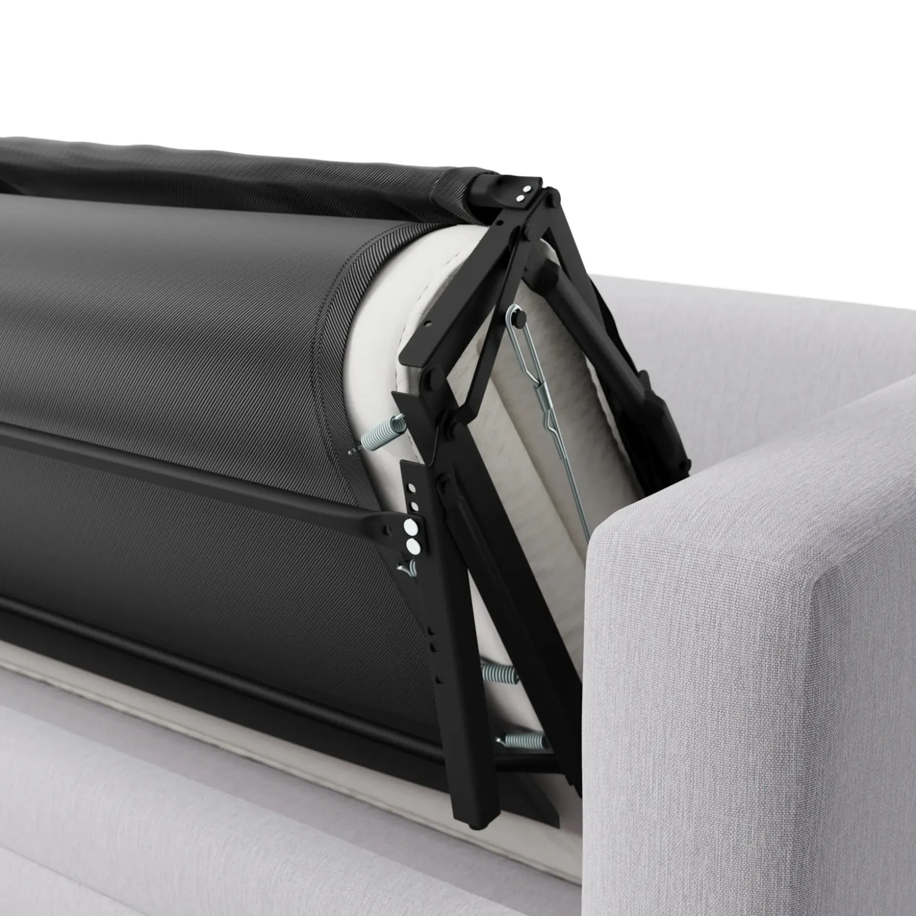 Riley 84" Sofa Bed - Silver Ivory