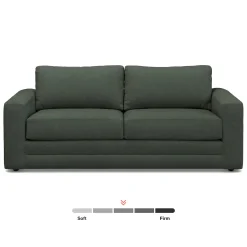 Riley 84" Sofa - Green Wool Bouclé