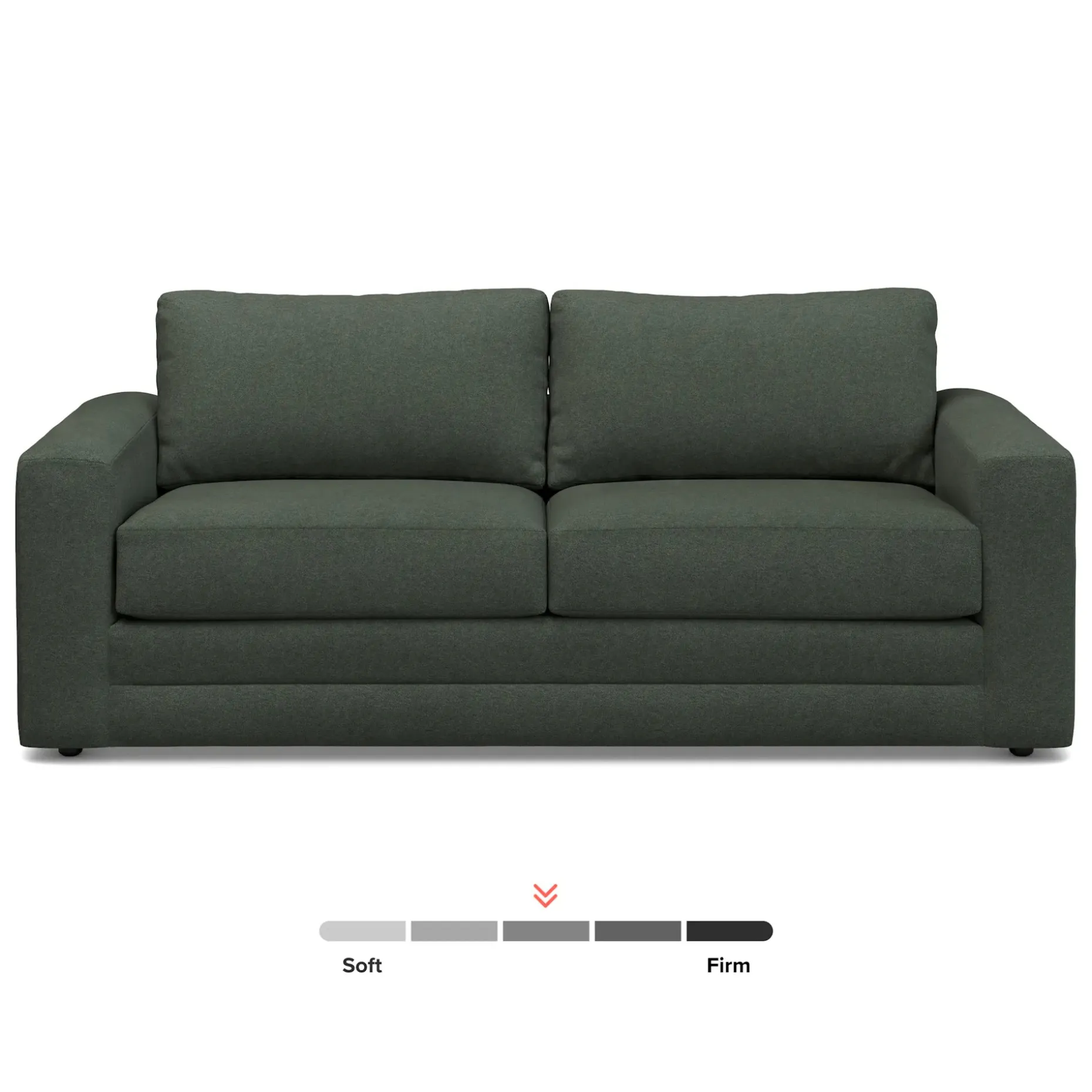 Riley 84" Sofa - Green Wool Bouclé