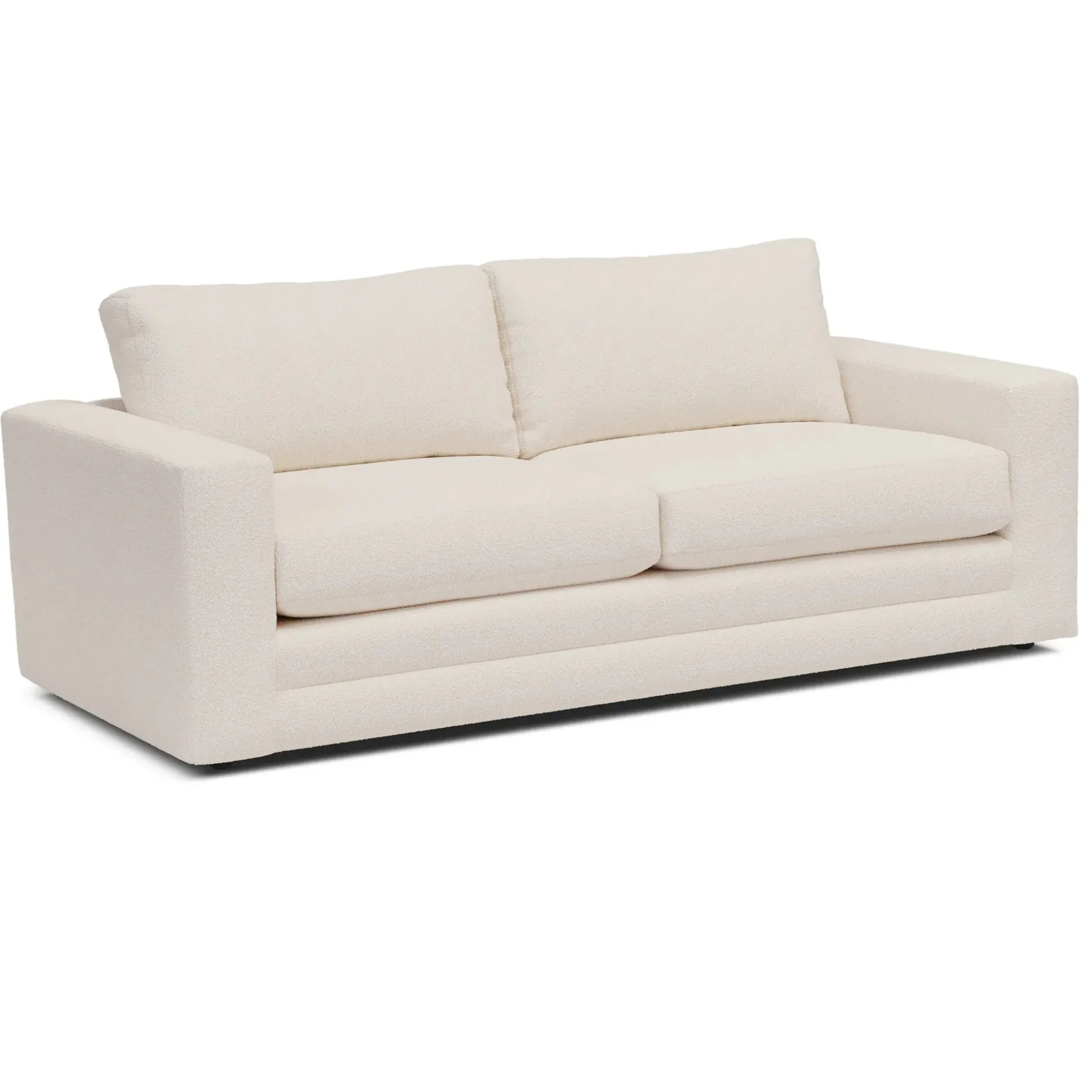 Riley 84" Sofa - Ivory Wool Bouclé