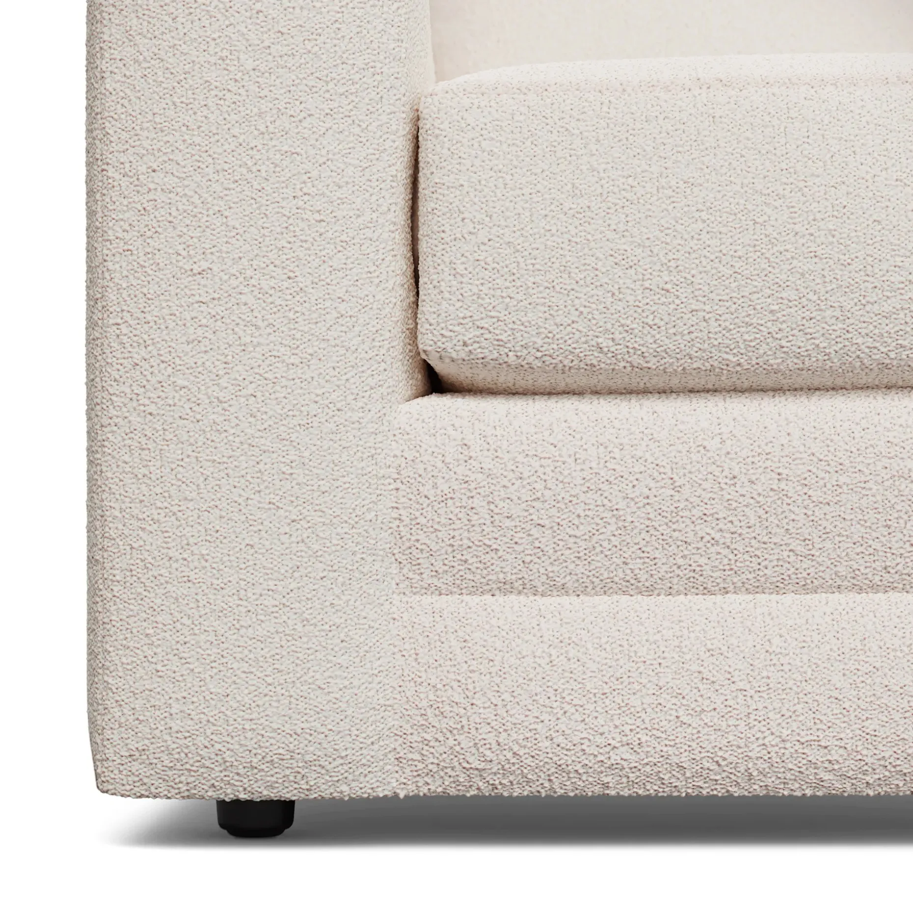Riley 84" Sofa - Ivory Wool Bouclé