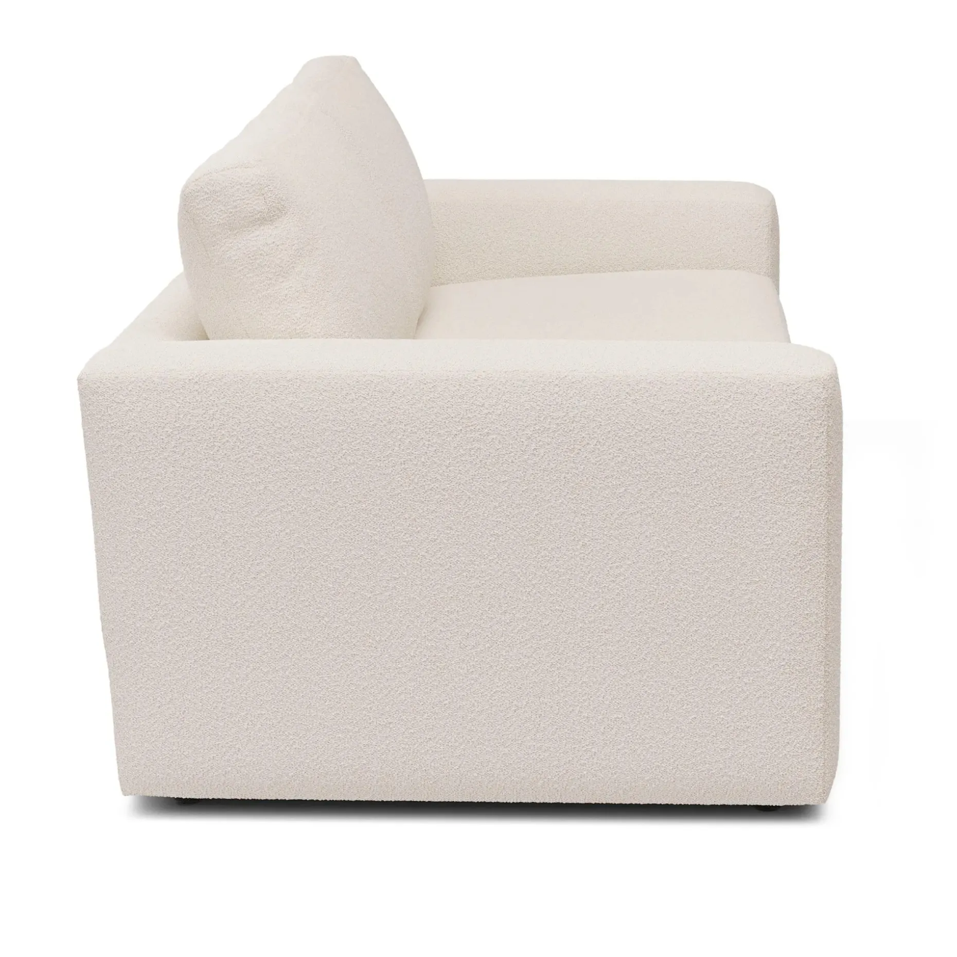 Riley 84" Sofa - Ivory Wool Bouclé