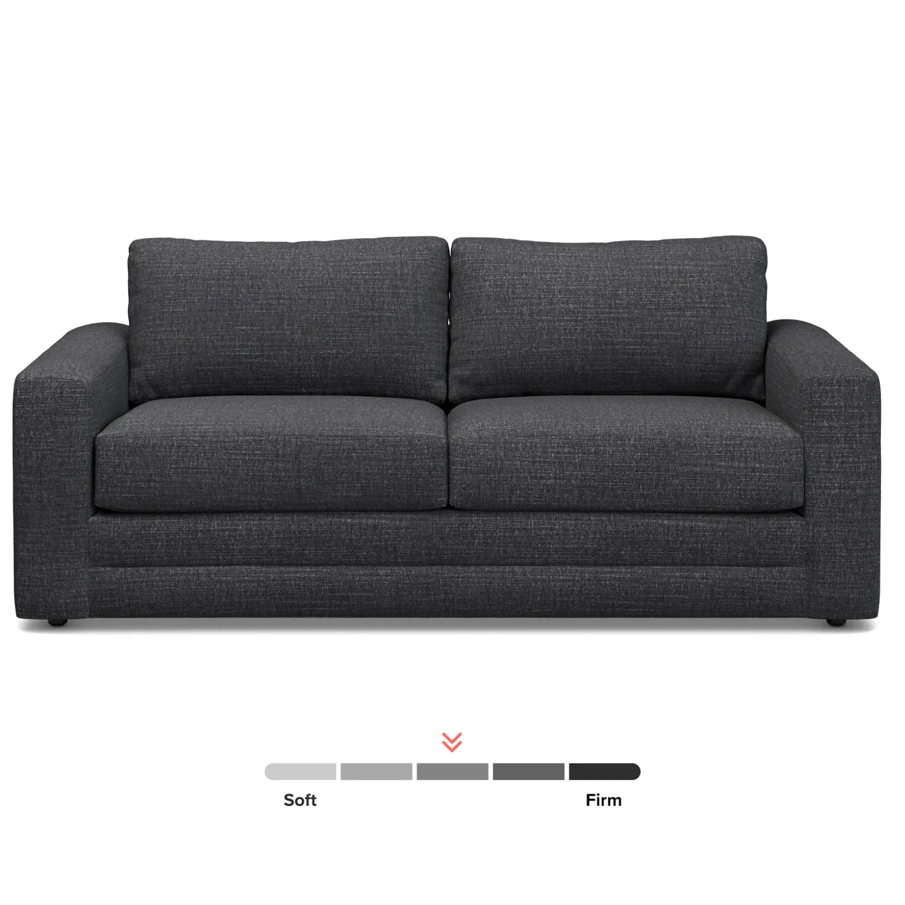 Riley 84" Sofa - Napa Charcoal