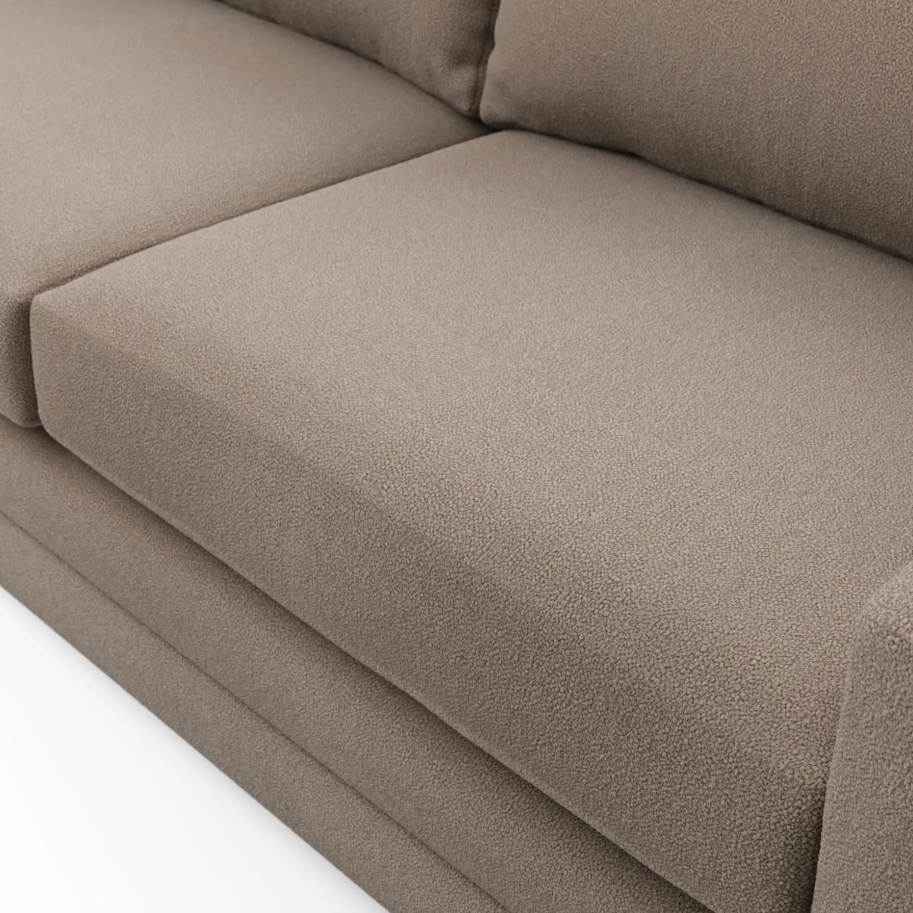 Riley 84" Sofa - Sandstone Wool Bouclé