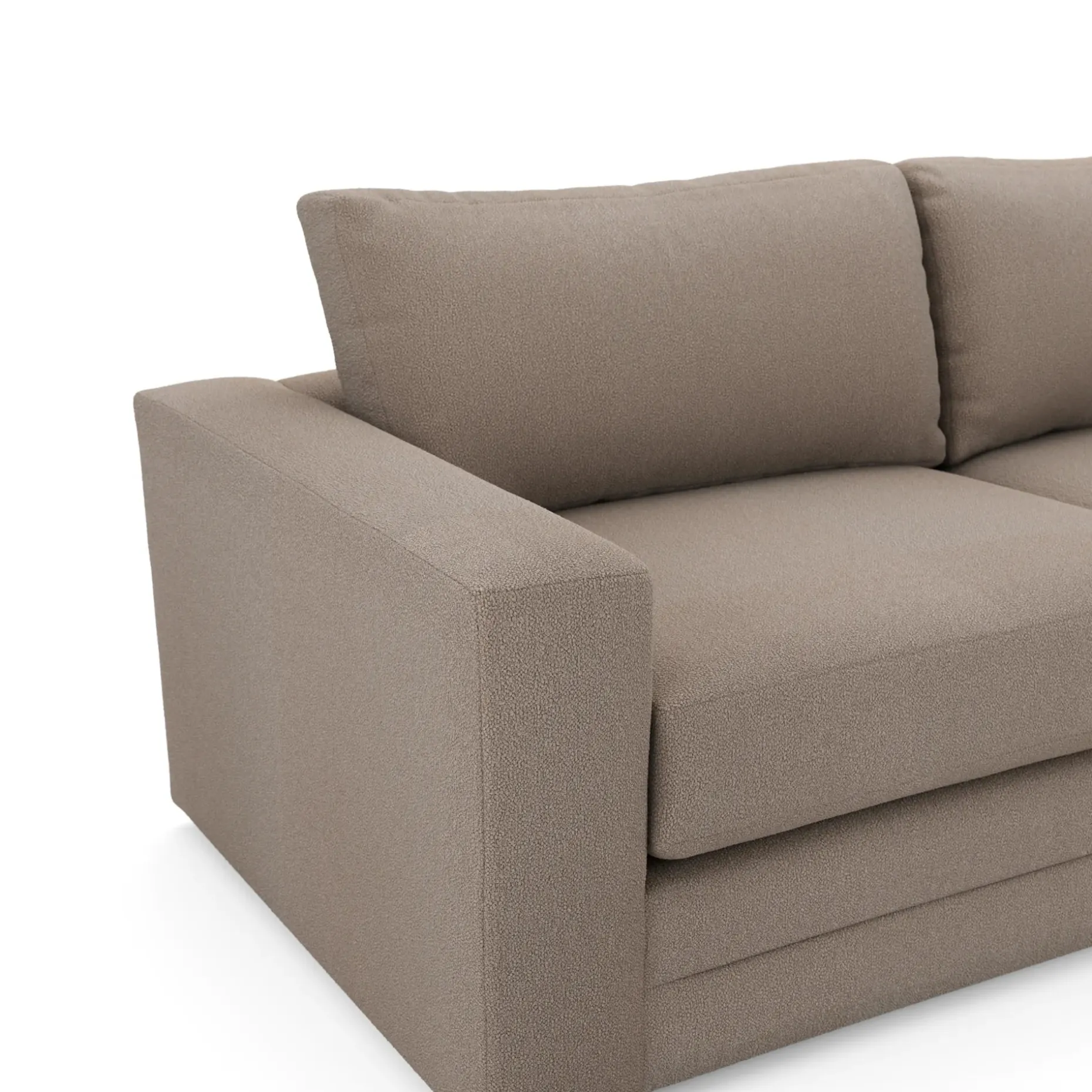 Riley 84" Sofa - Sandstone Wool Bouclé