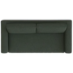 Riley 84" Storage Sofa - Green Wool Bouclé