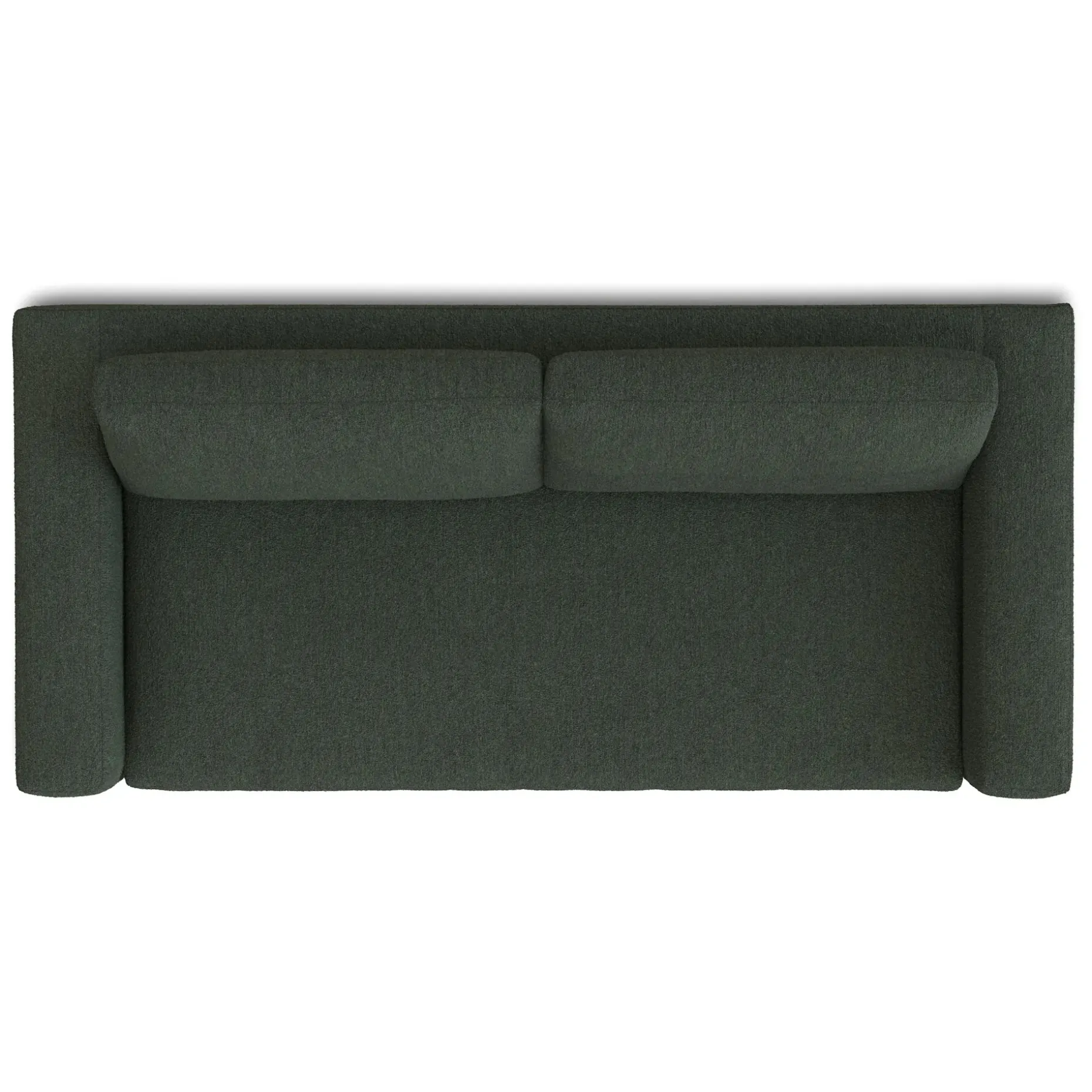 Riley 84" Storage Sofa - Green Wool Bouclé